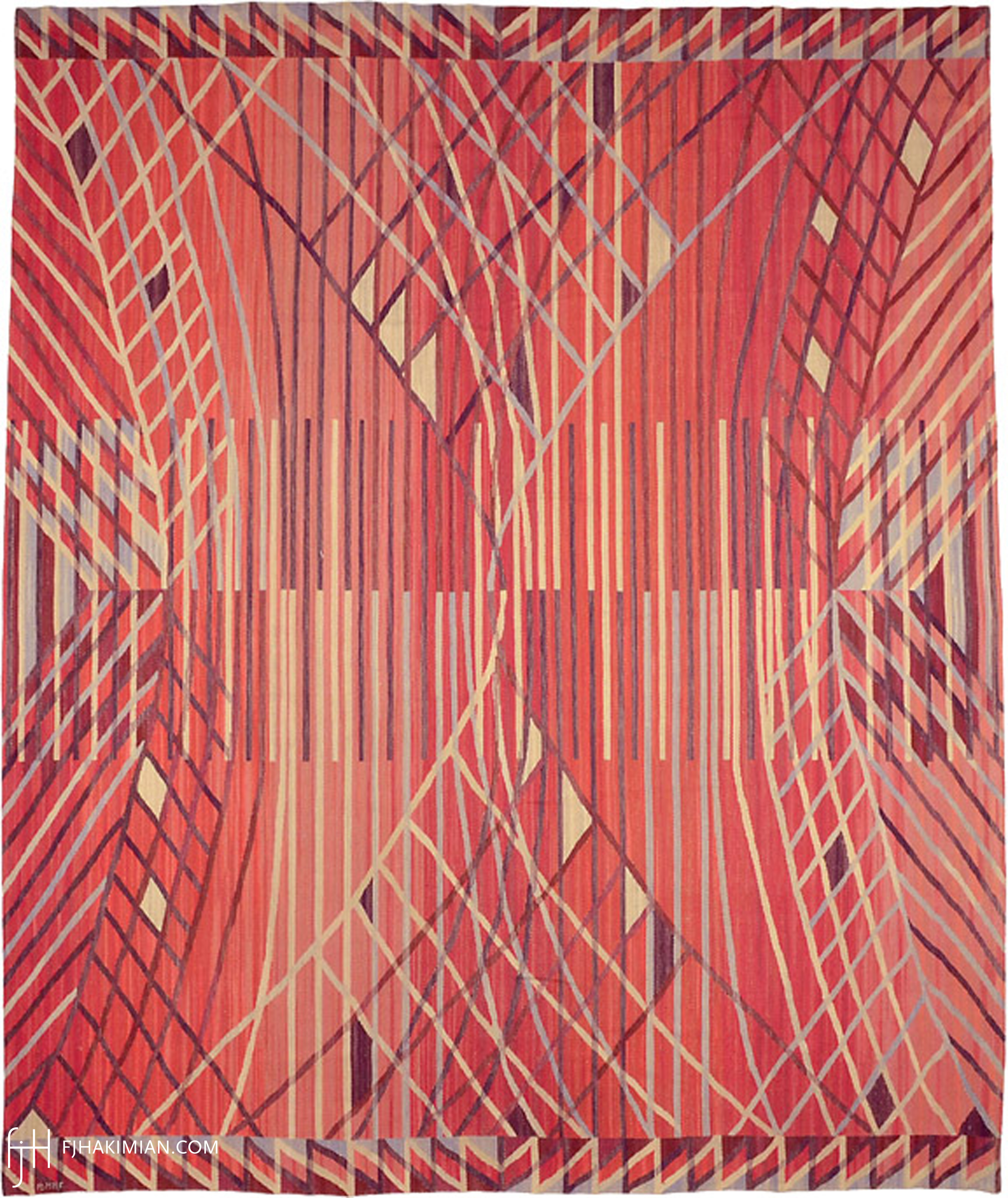 Swedish Vintage Wall Hanging by AB Märta Måås-Fjetterström | FJ Hakimian | Carpet Gallery in NYC