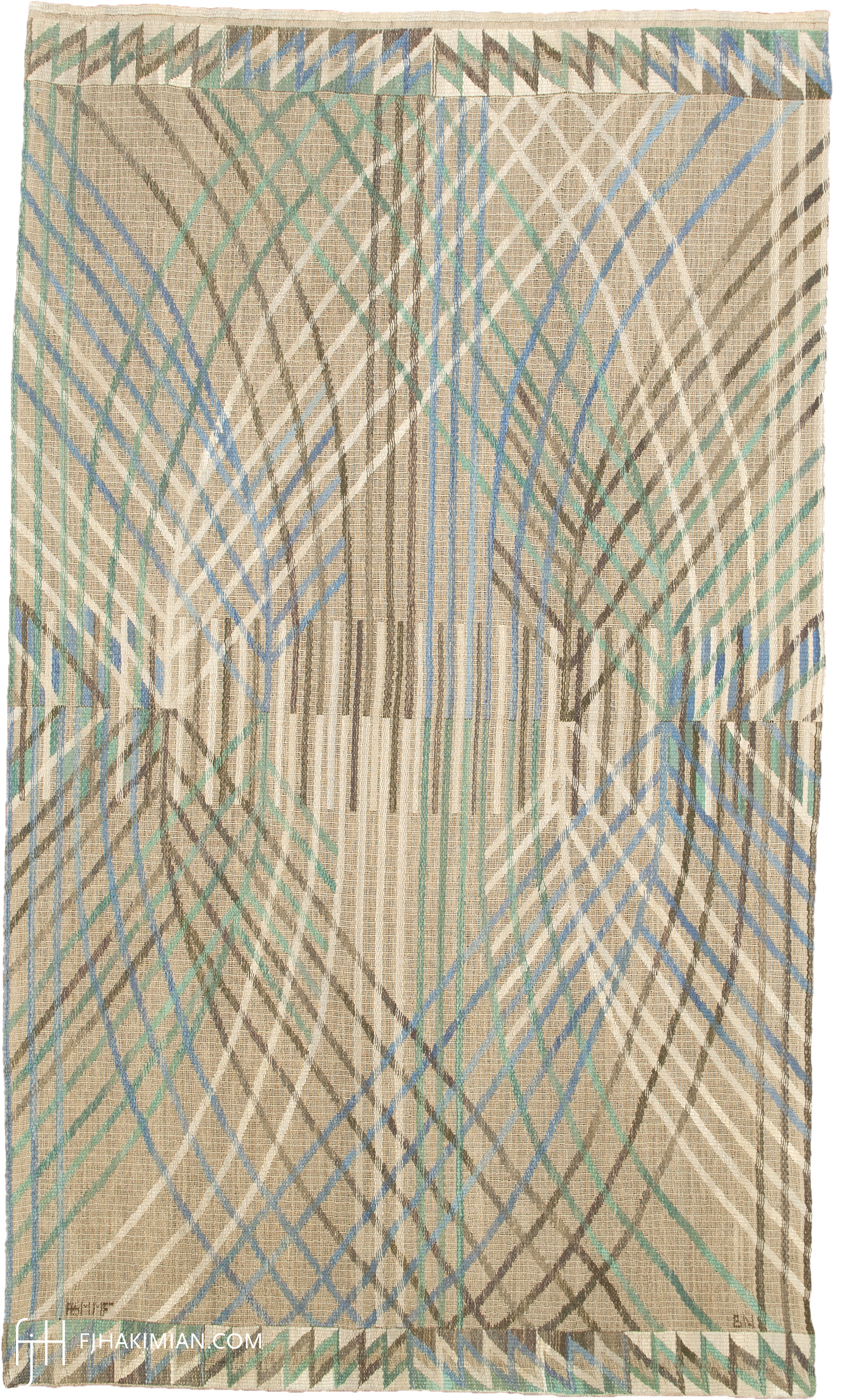 Swedish Vintage Wall Hanging by Barbro Nilsson | FJ Hakimian | Carpet Gallery in NYC