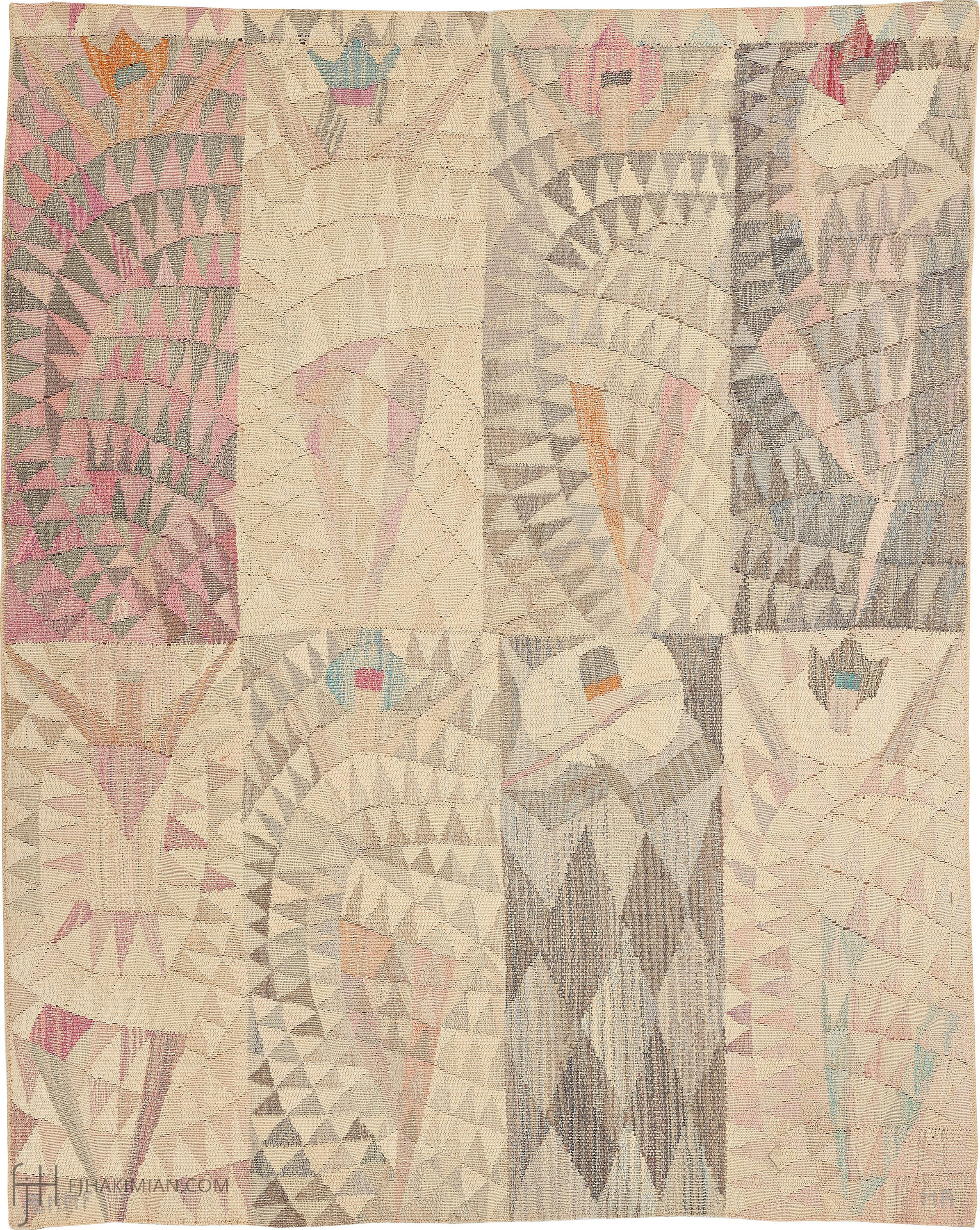 Swedish Vintage Wall Hanging by AB Marta Maas-Fjetterstrom | FJ Hakimian | Carpet Gallery in NYC