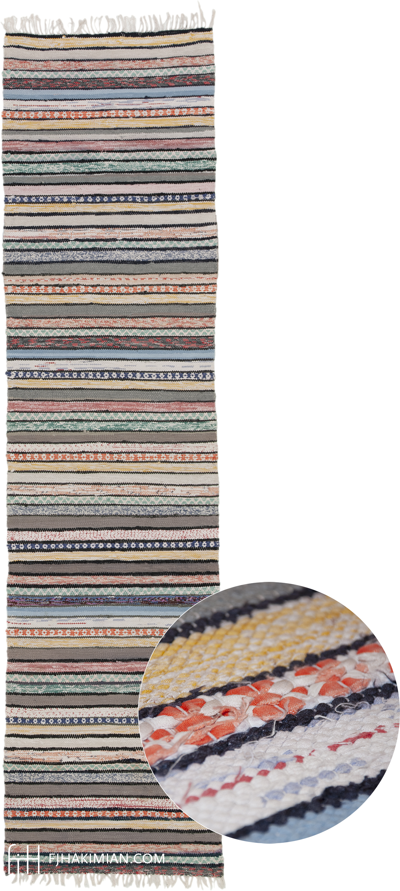 22267 Swedish Rag Rug | FJ Hakimian