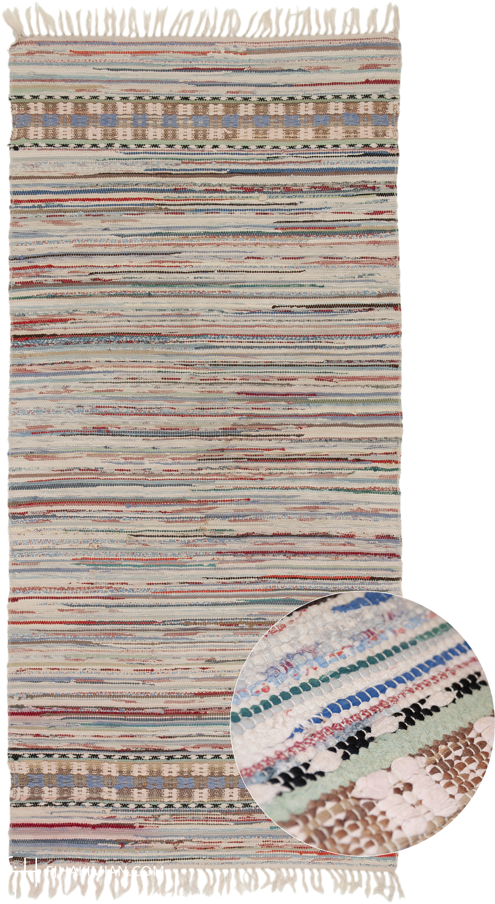 22269 Swedish Rag Rug | FJ Hakimian