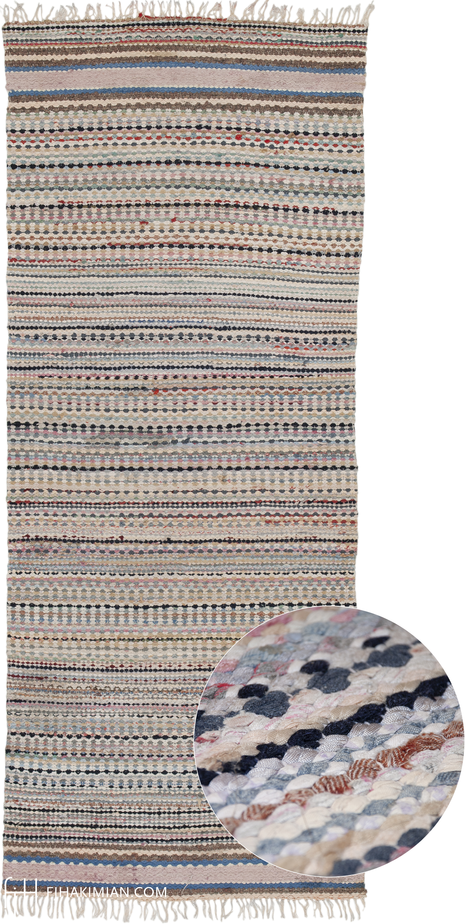 22270 Swedish Rag Rug | FJ Hakimian