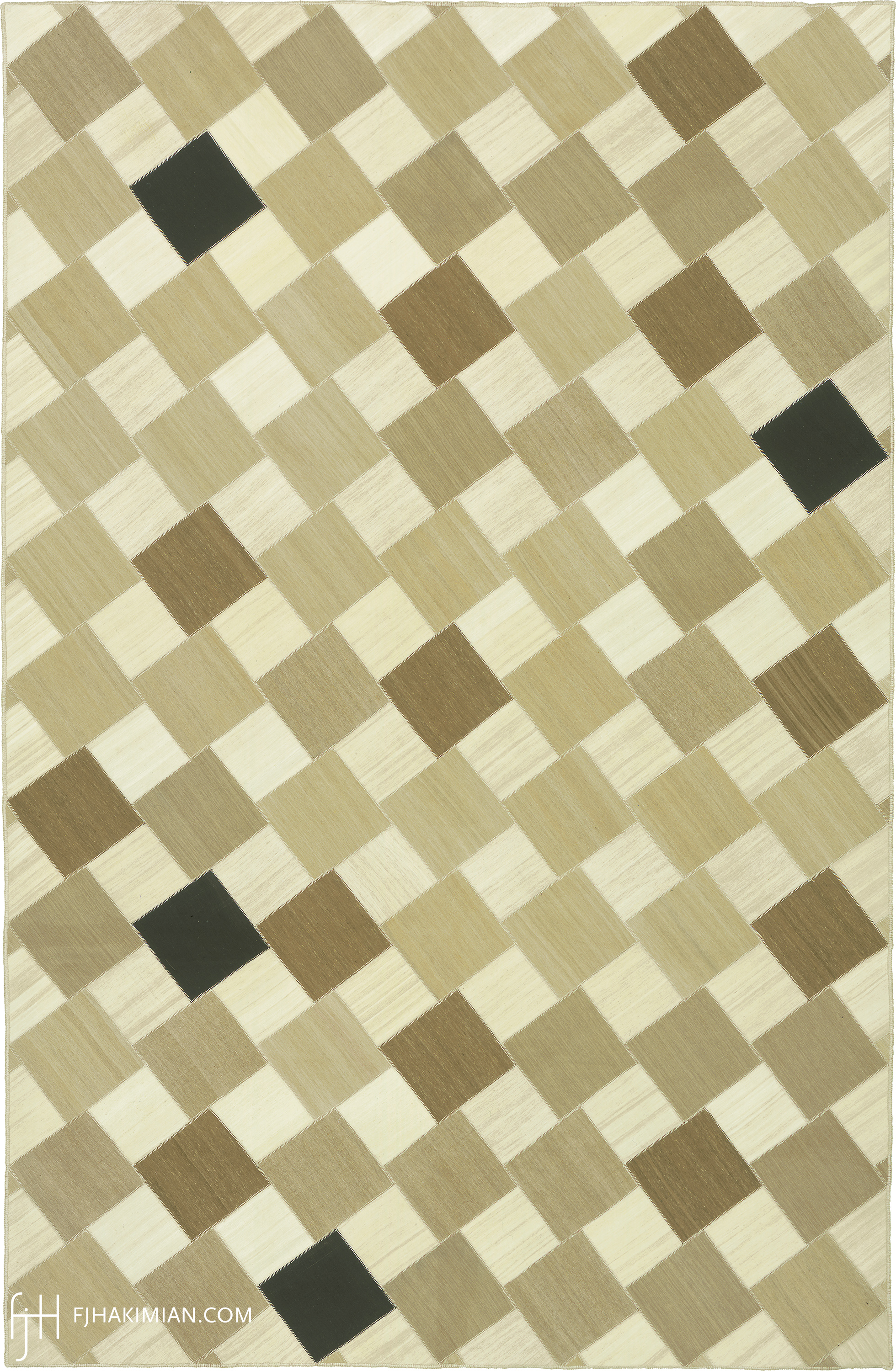 23056 Vintage Kilim Composition | FJ Hakimian