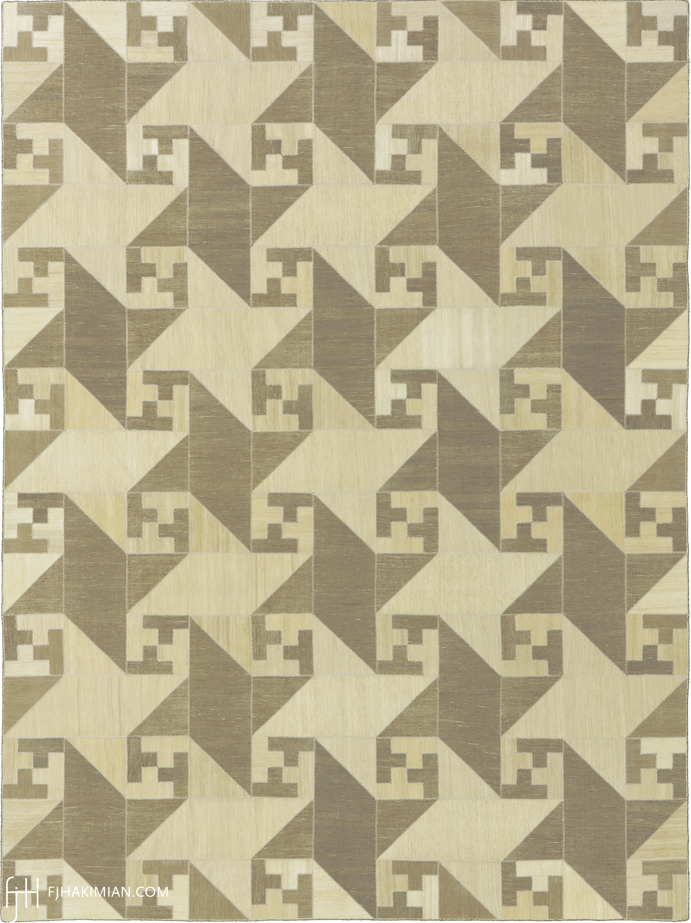 23156 Vintage Kilim Composition | FJ Hakimian