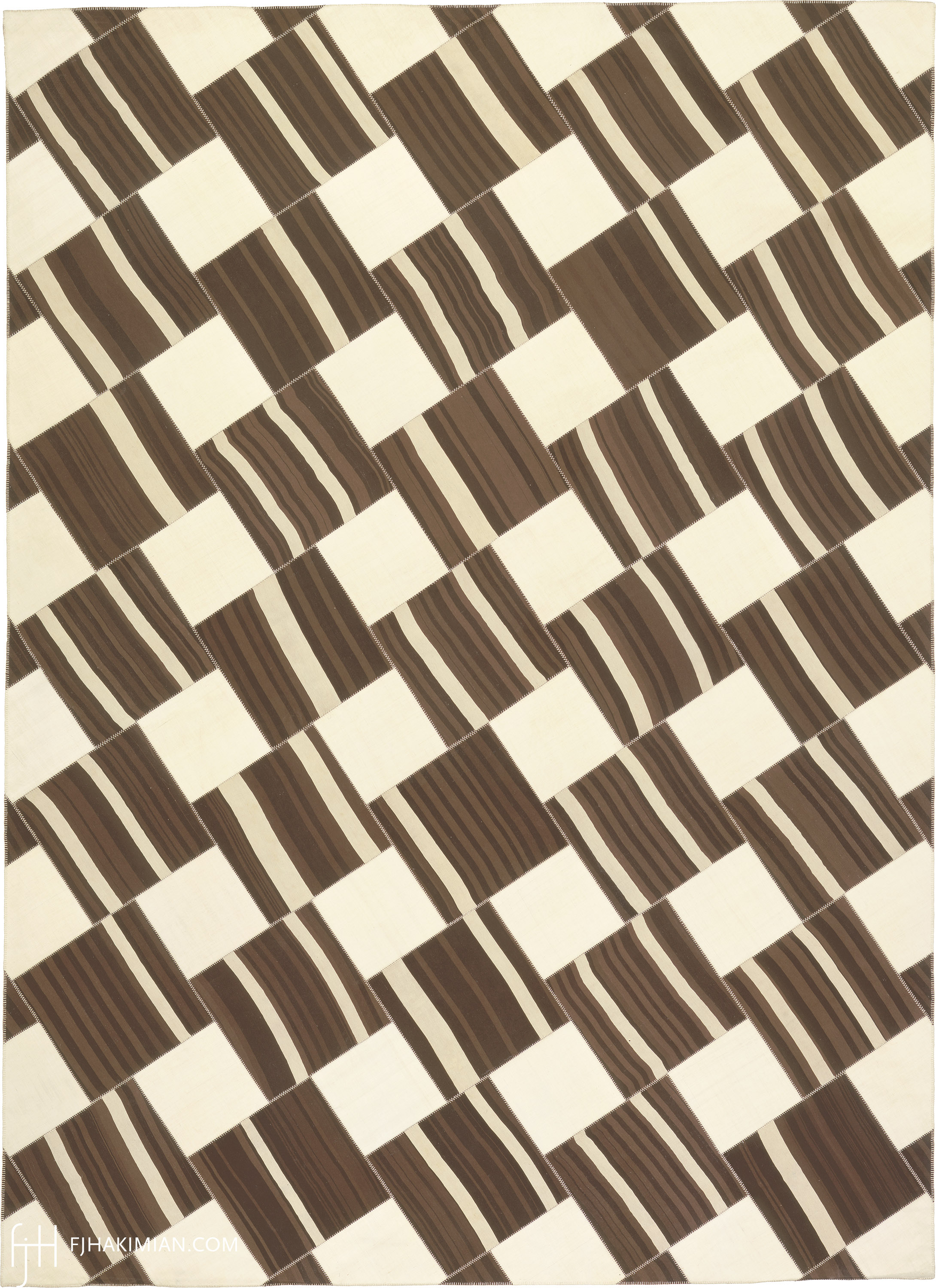 23160 Vintage Kilim Composition | FJ Hakimian