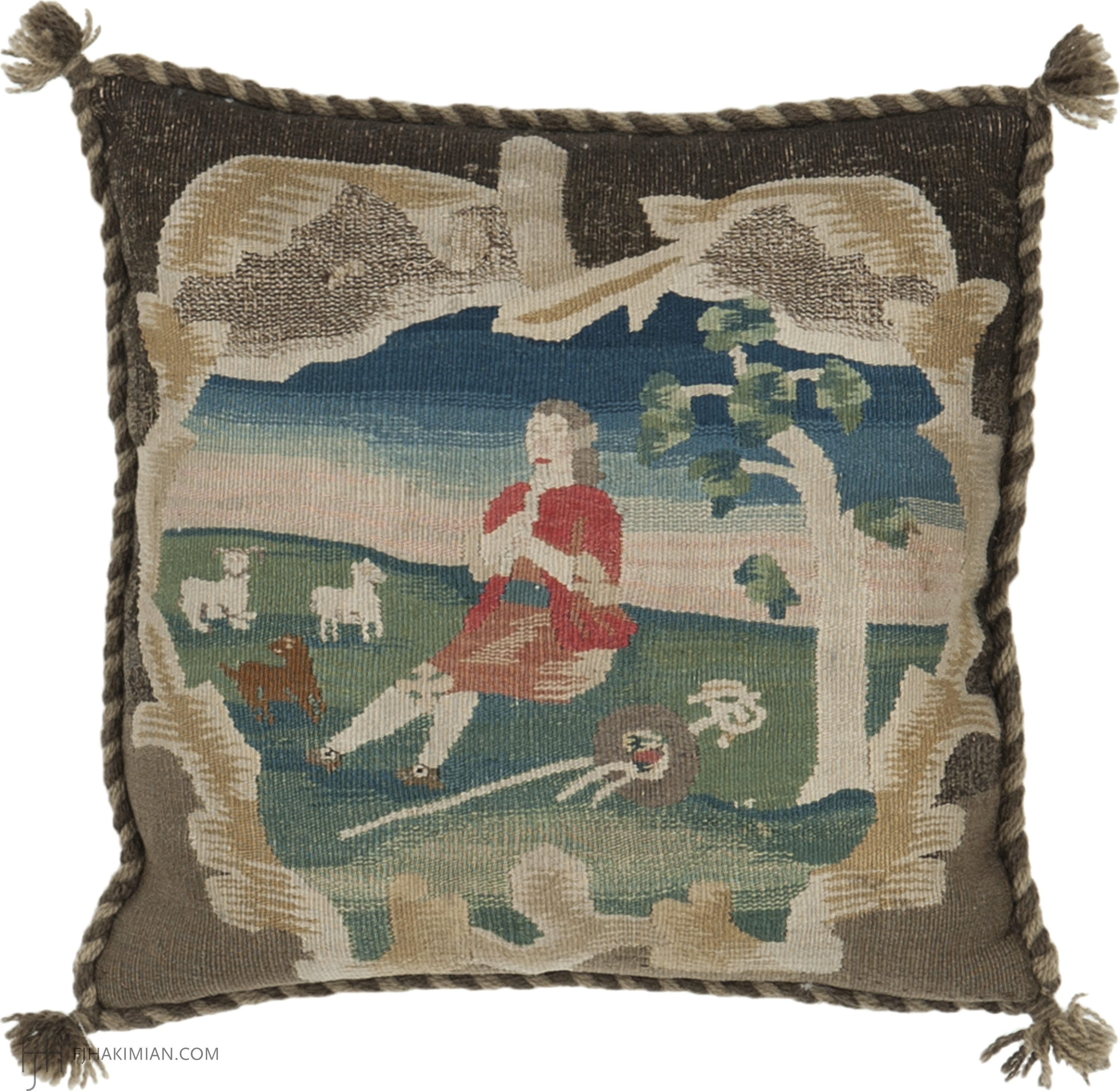 Aubusson Cushion #02384 | FJ Hakimian