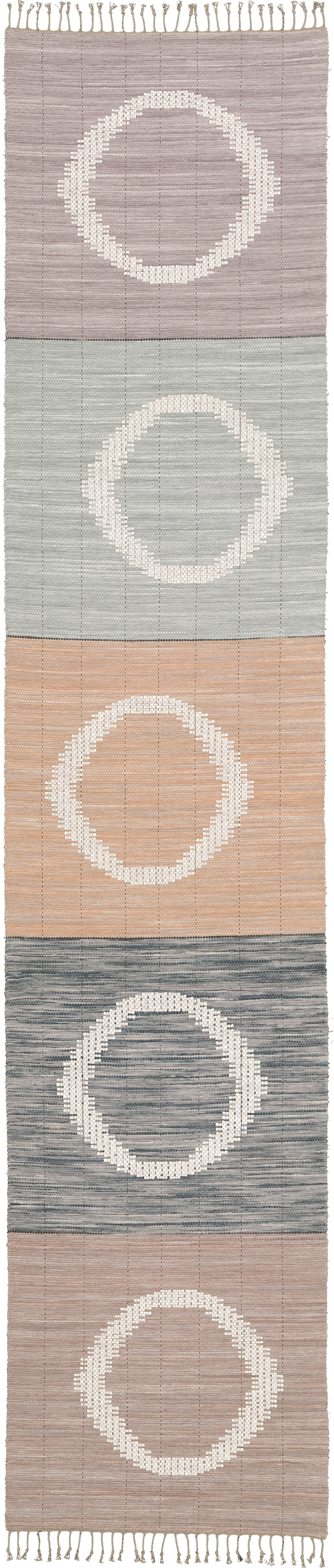 White Circle Design | Custom Swedish Carpet | FJ Hakimian | Carpet Gallery in NY