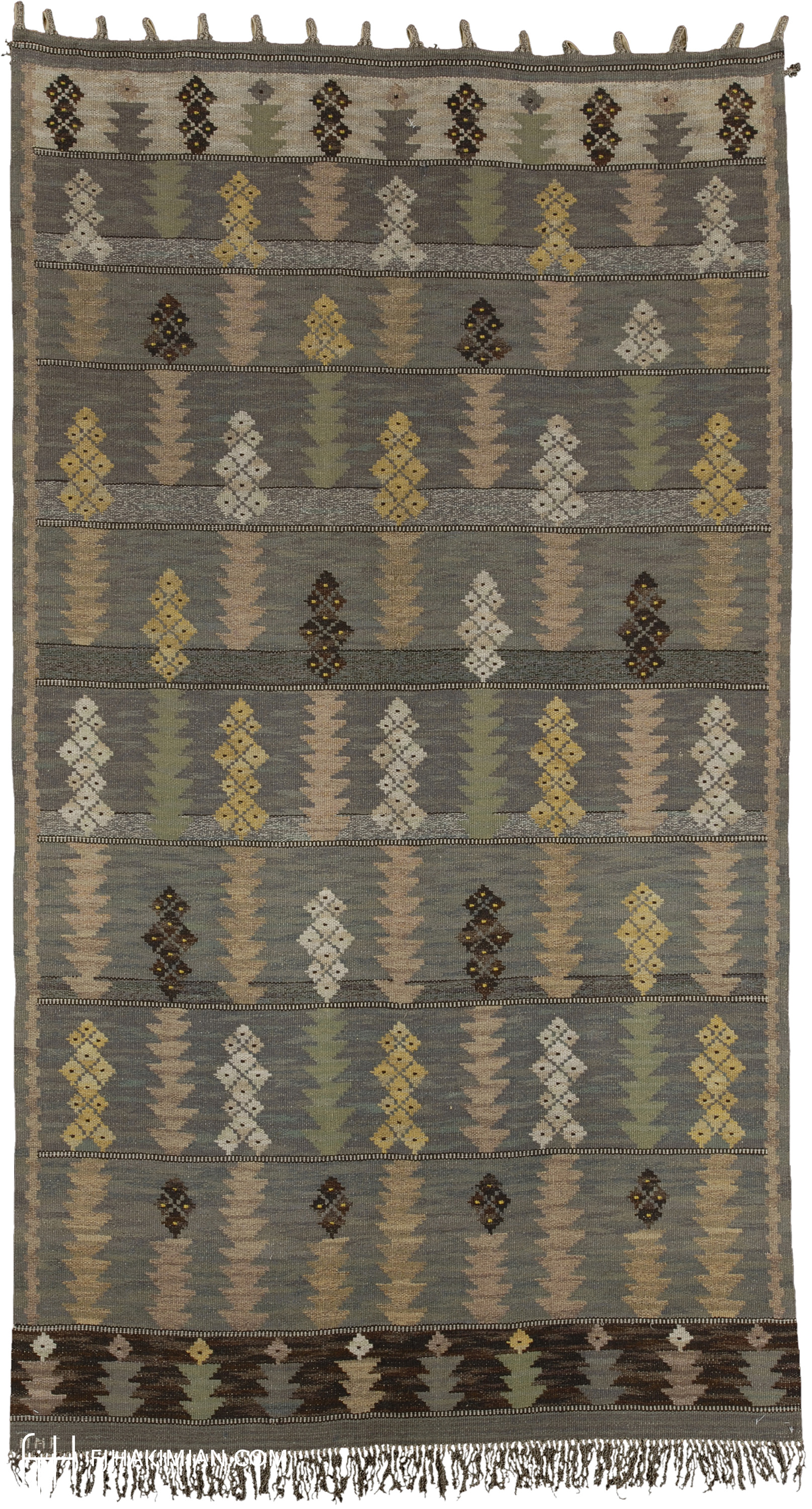 Swedish Vintage Wall Hanging by Märta Måås-Fjetterström | FJ Hakimian | Carpet Gallery in NYC