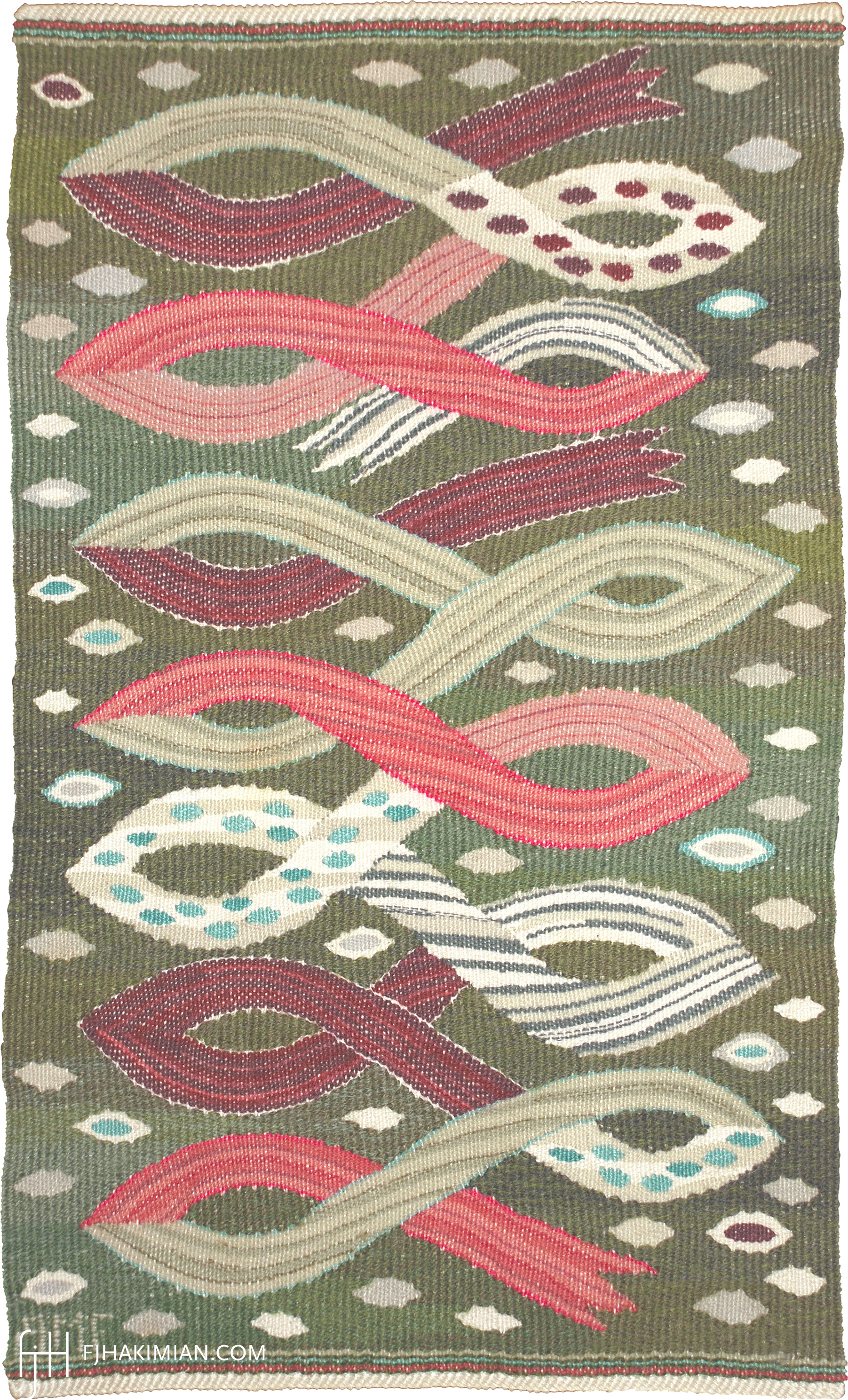 Swedish Vintage Wall Hanging by AMF | FJ Hakimian | Carpet Gallery in NYC