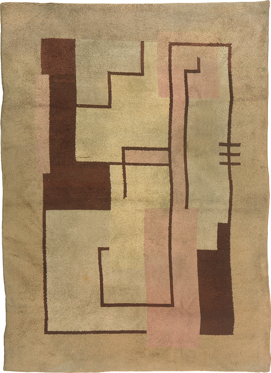 Vintage French Savonnerie Art Deco Rug #03163 | FJ Hakimian Carpet Gallery NYC