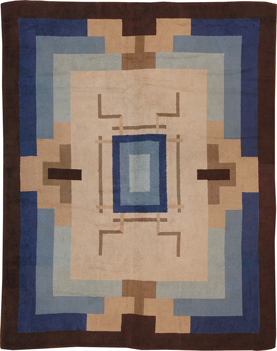 Vintage French Art Deco Rug #03382 | FJ Hakimian Carpet Gallery NYC