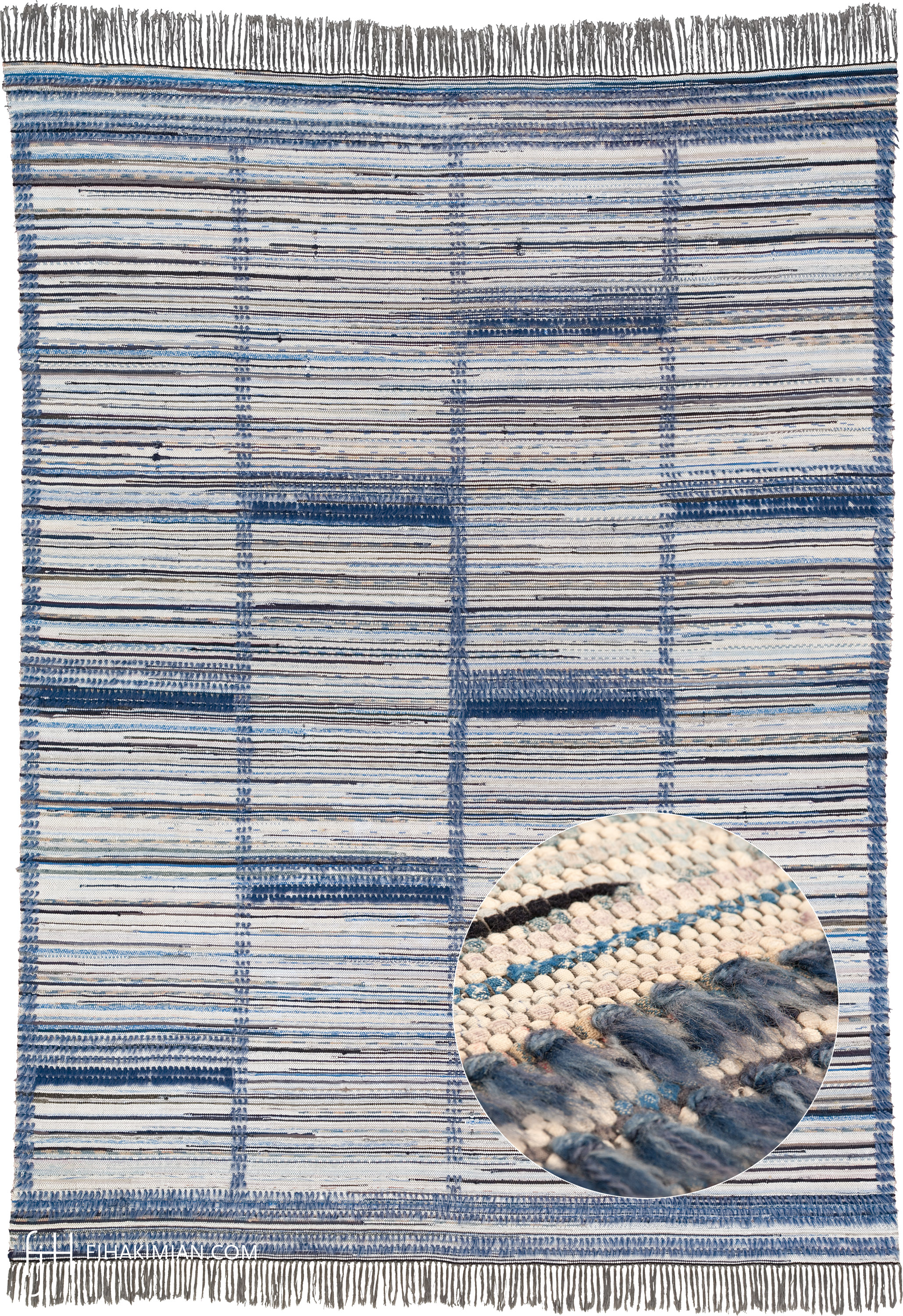 Swedish Rya Rug #03442 | FJ Hakimian