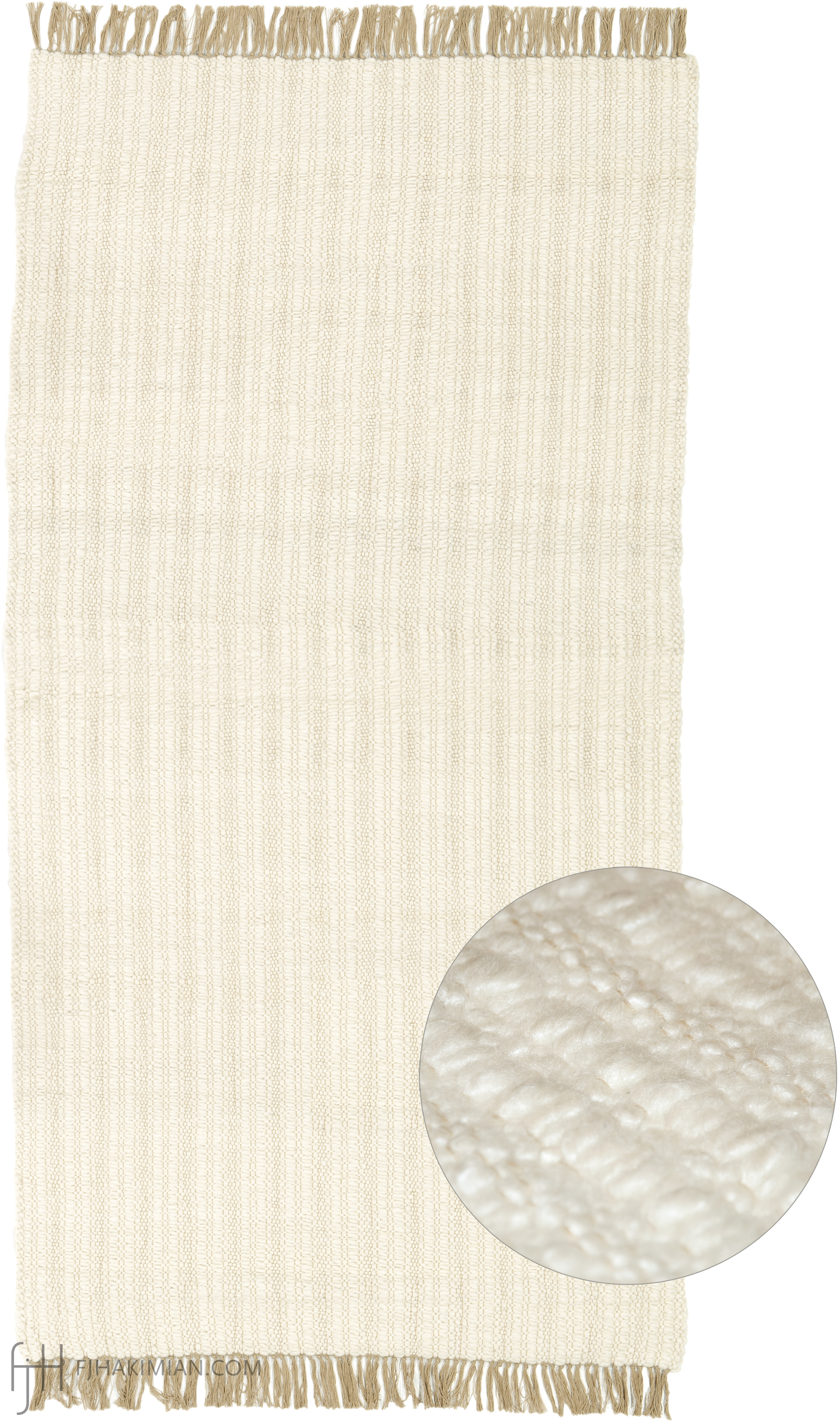 CS-Mohair Chalk Ribbed Design | Custom Mohair Carpet | FJ Hakimian | Carpet Gallery in NY