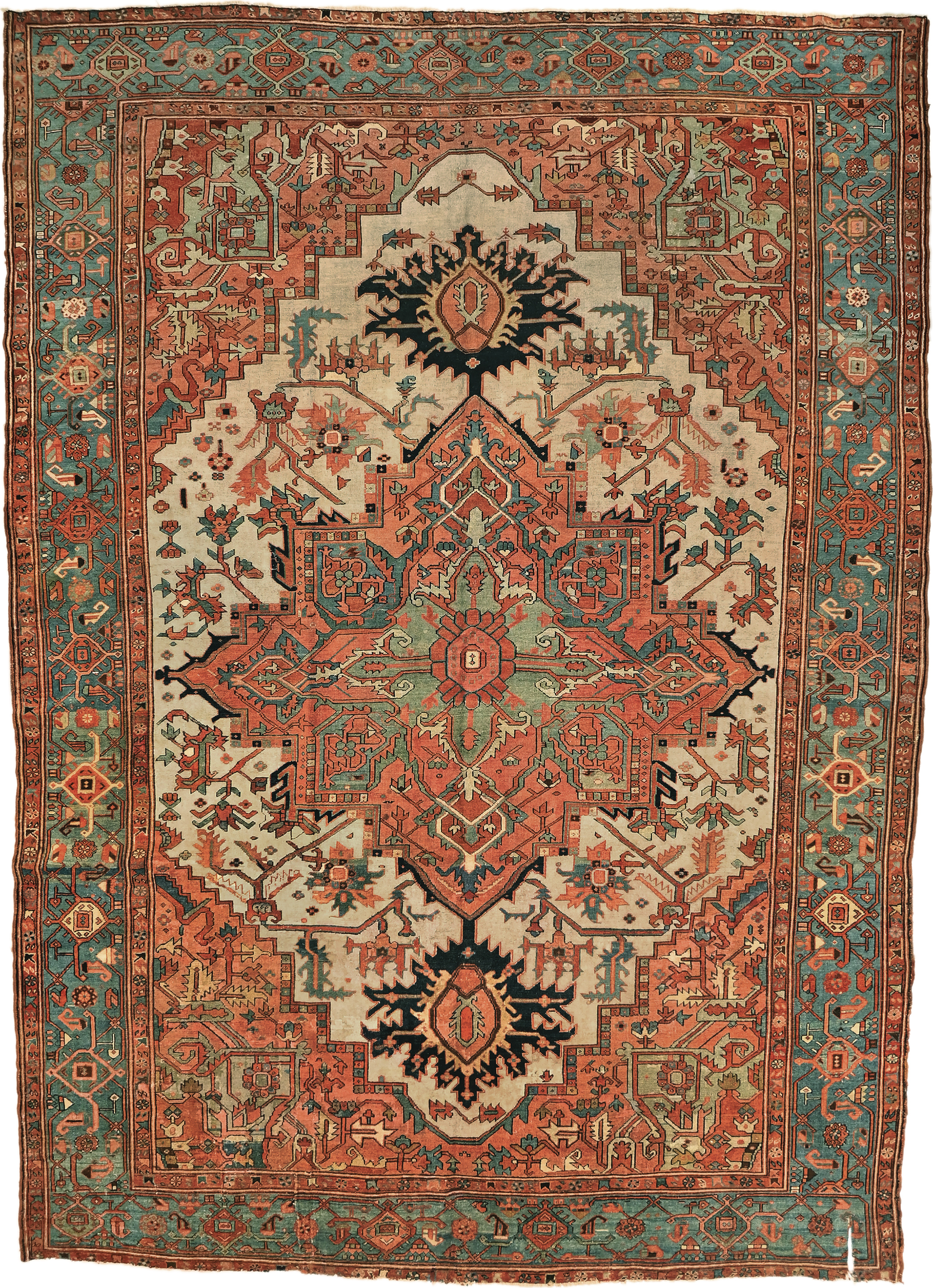 Antique Persian Serapi Rug #05031 | FJ Hakimian