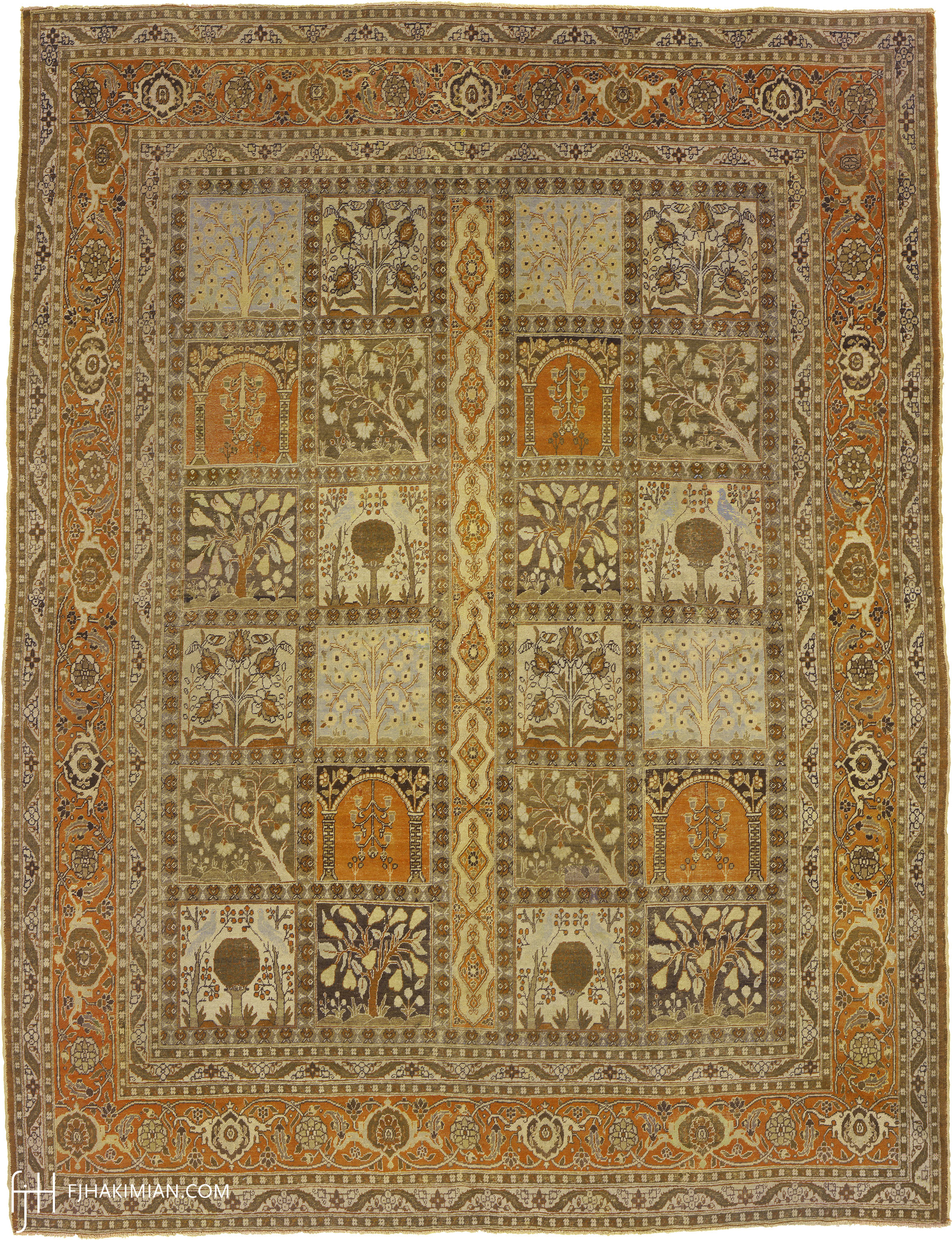 Antique Tabriz #07075 | FJ Hakimian Carpet Gallery NYC