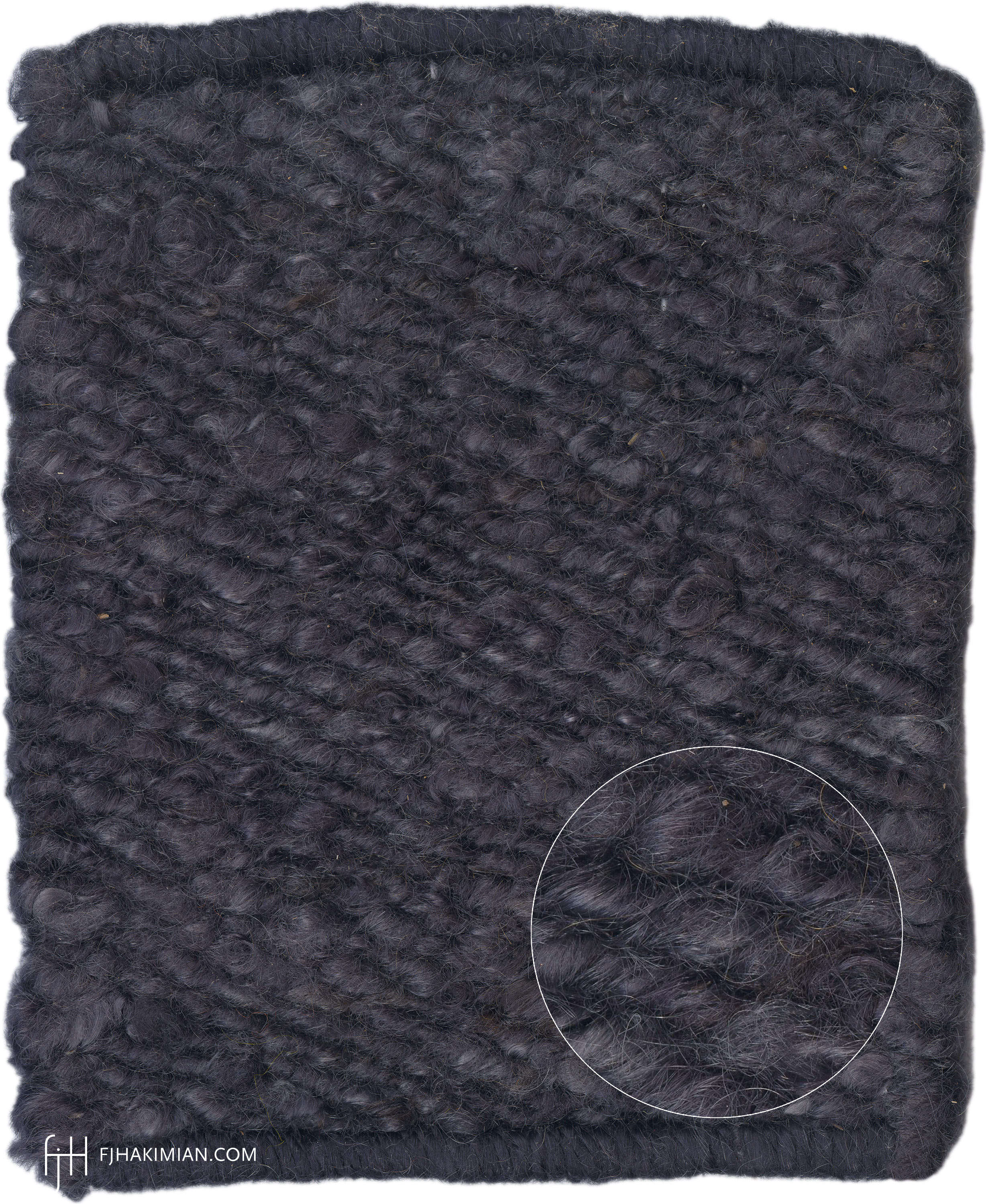 77795 | KL Midnight Mohair Design | Custom Mohair Carpet | FJ Hakimian | Carpet Gallery in NYC