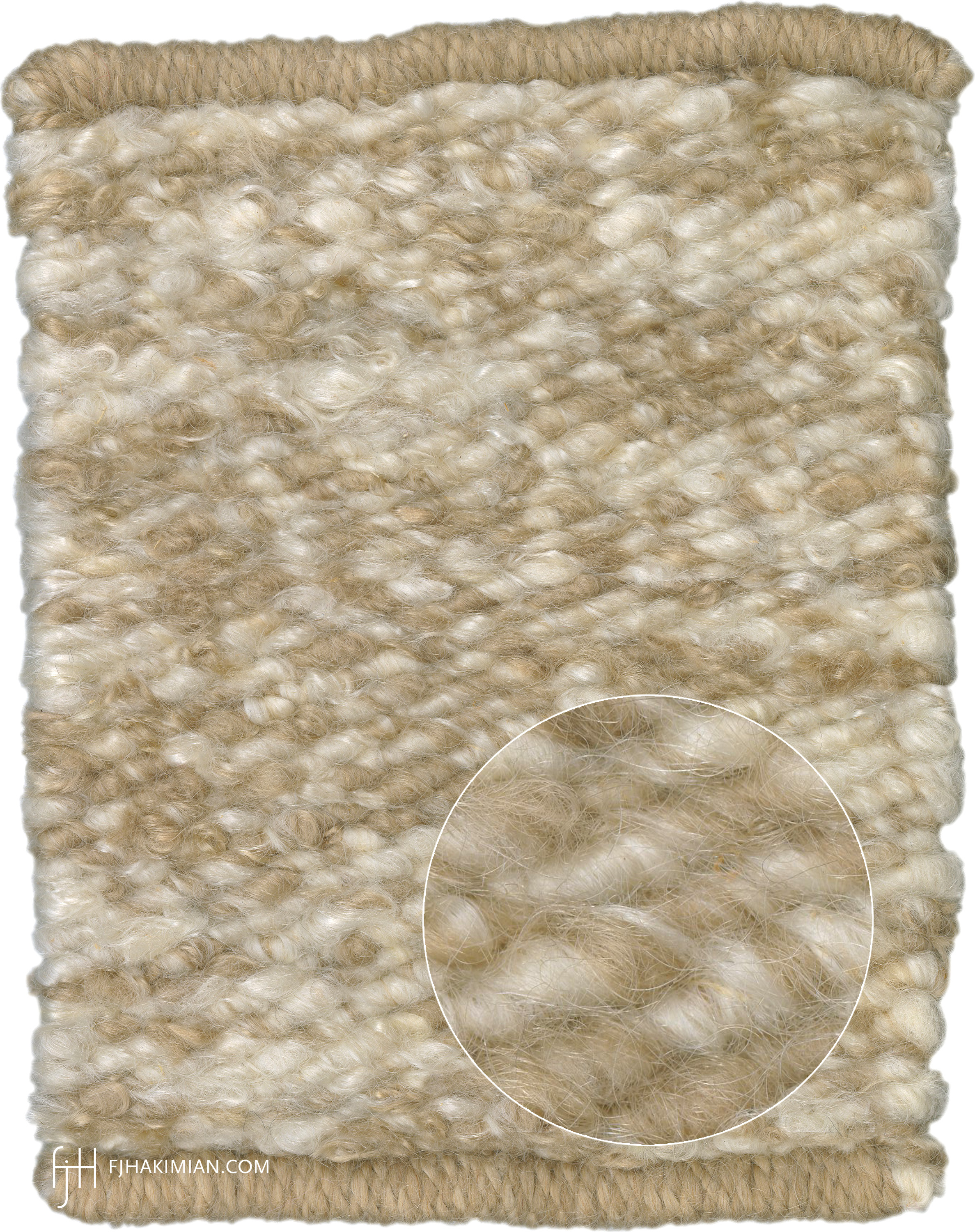77804 | KL Marbled Mushroom Design | Custom Mohair Carpet | FJ Hakimian | Carpet Gallery in NYC
