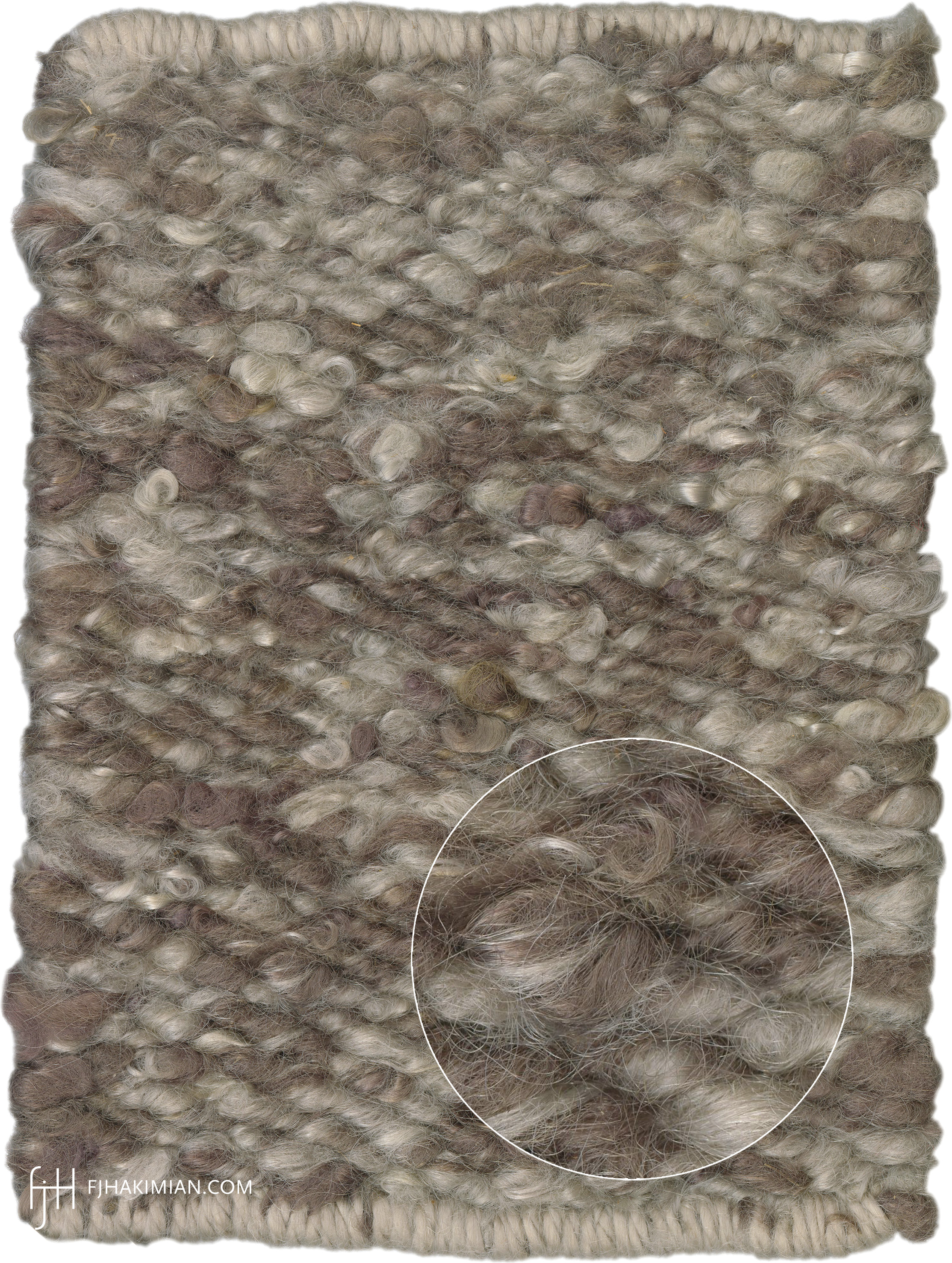 77806 | KL Marbled Charcoal Design | Custom Mohair Carpet | FJ Hakimian | Carpet Gallery in NYC