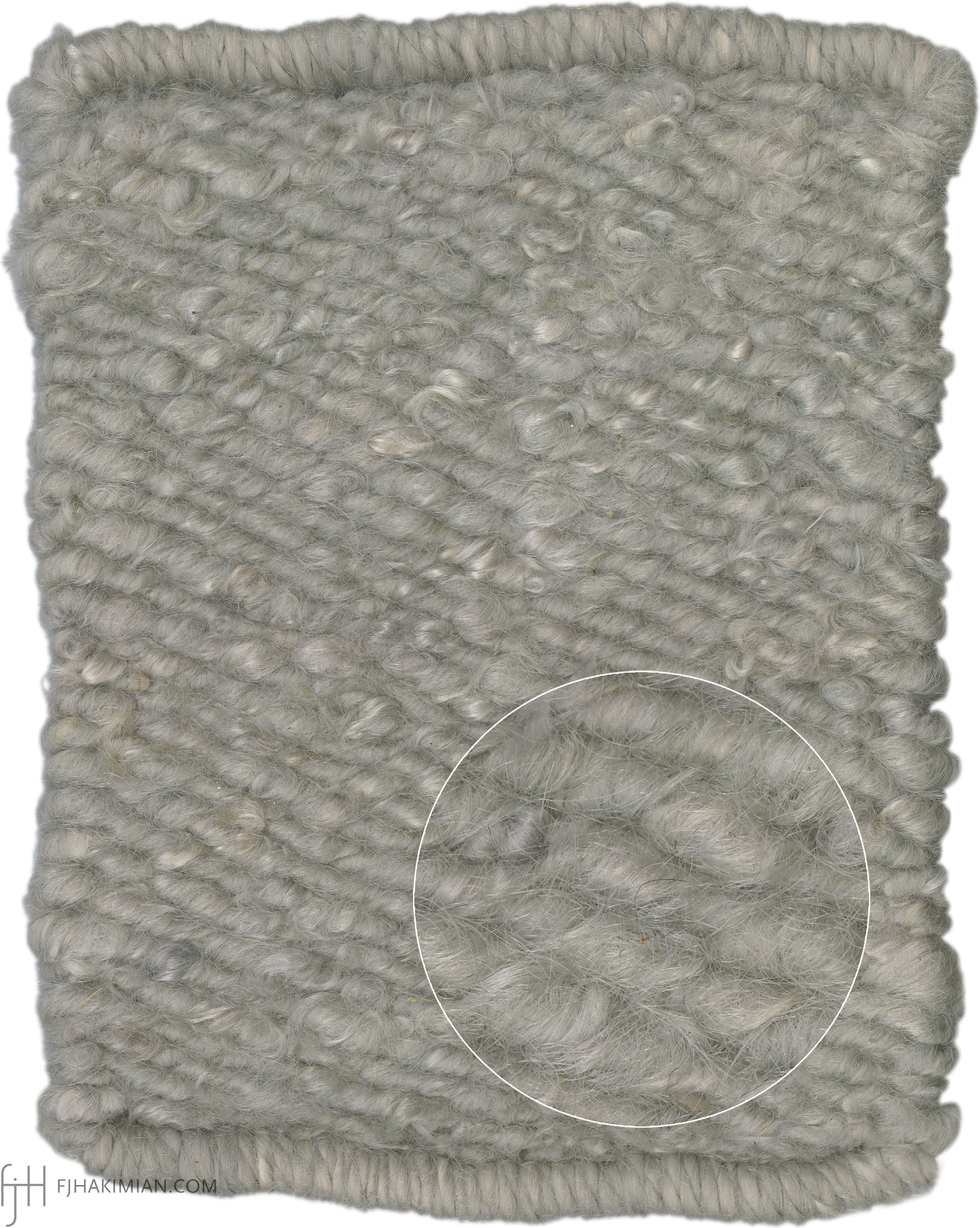 77807 | KL Mohair Dove Gray Design | Custom Mohair Carpet | FJ Hakimian | Carpet Gallery in NYC