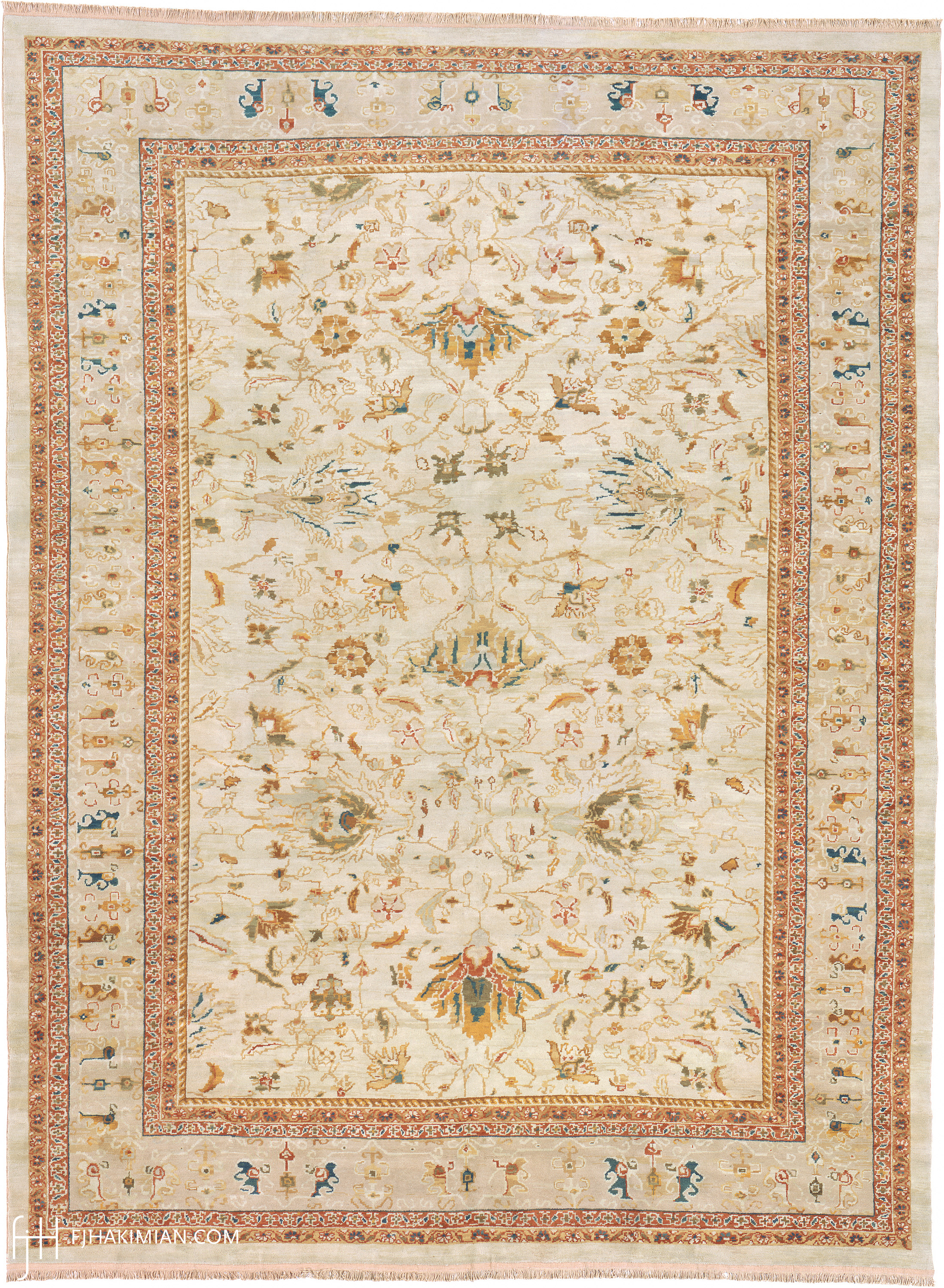 Afternoon Rose Design | Custom Traditional Carpet | FJ Hakimian | Carpet Gallery in NY