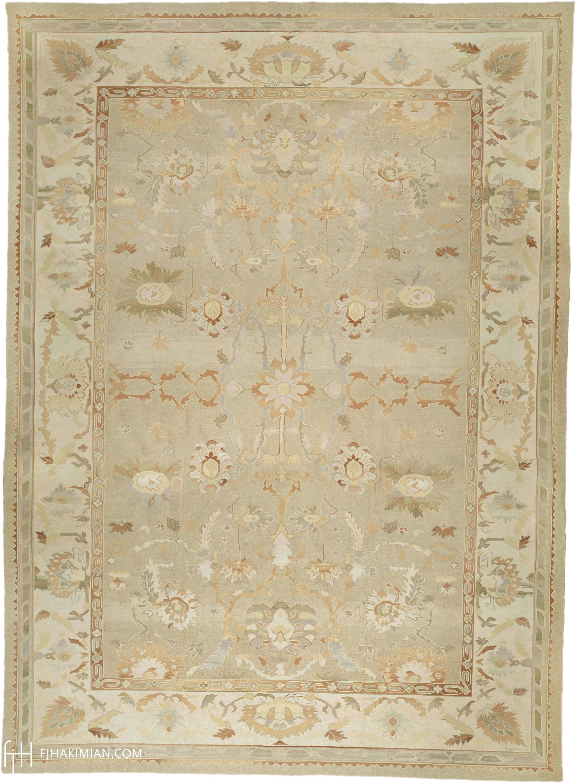 Apricot Adjar Design | Custom Traditional Carpet | FJ Hakimian | Carpet Gallery in NY