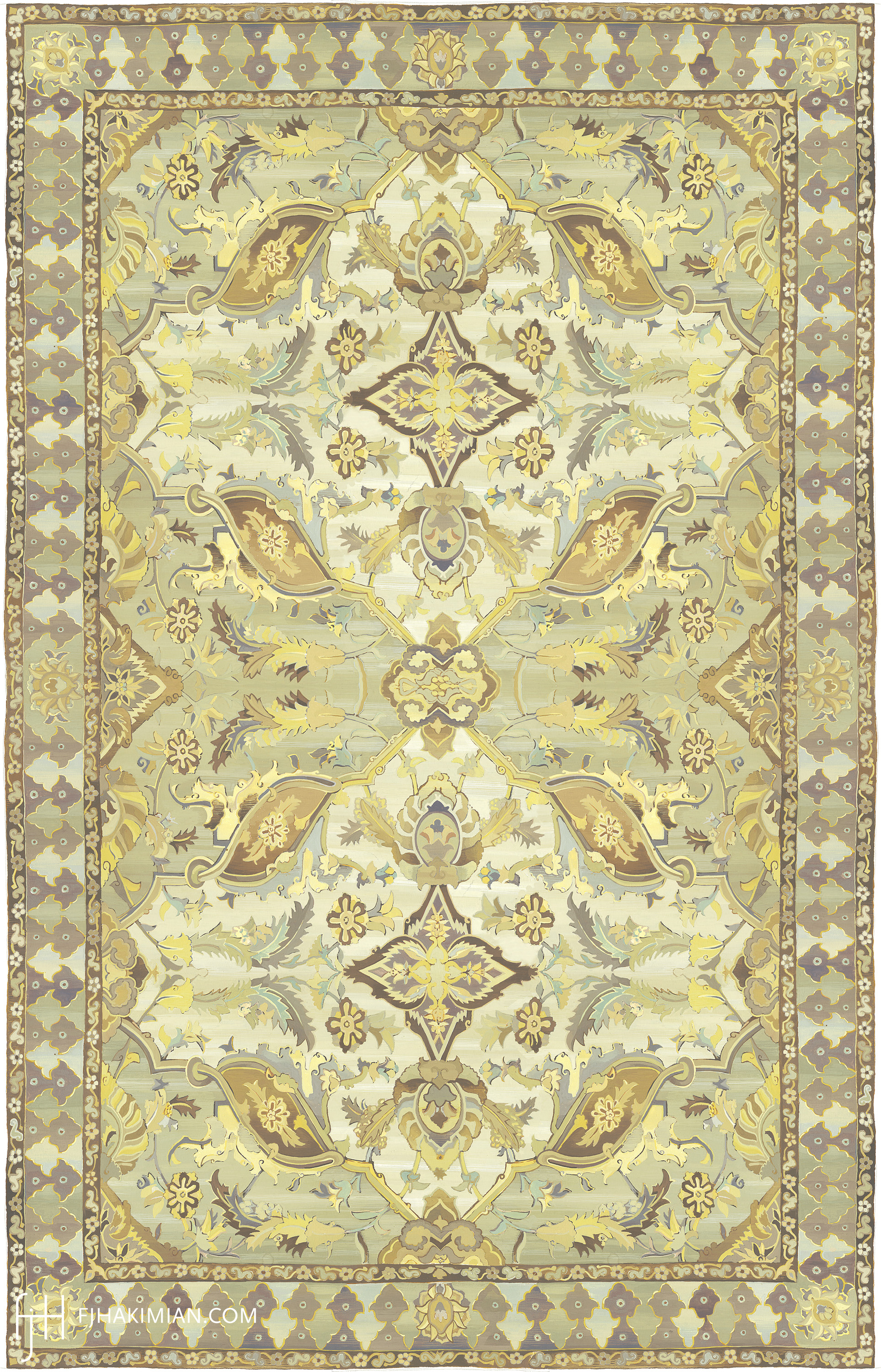 Custom Ariel Design | FJ Hakimian | Carpet Gallery in NY