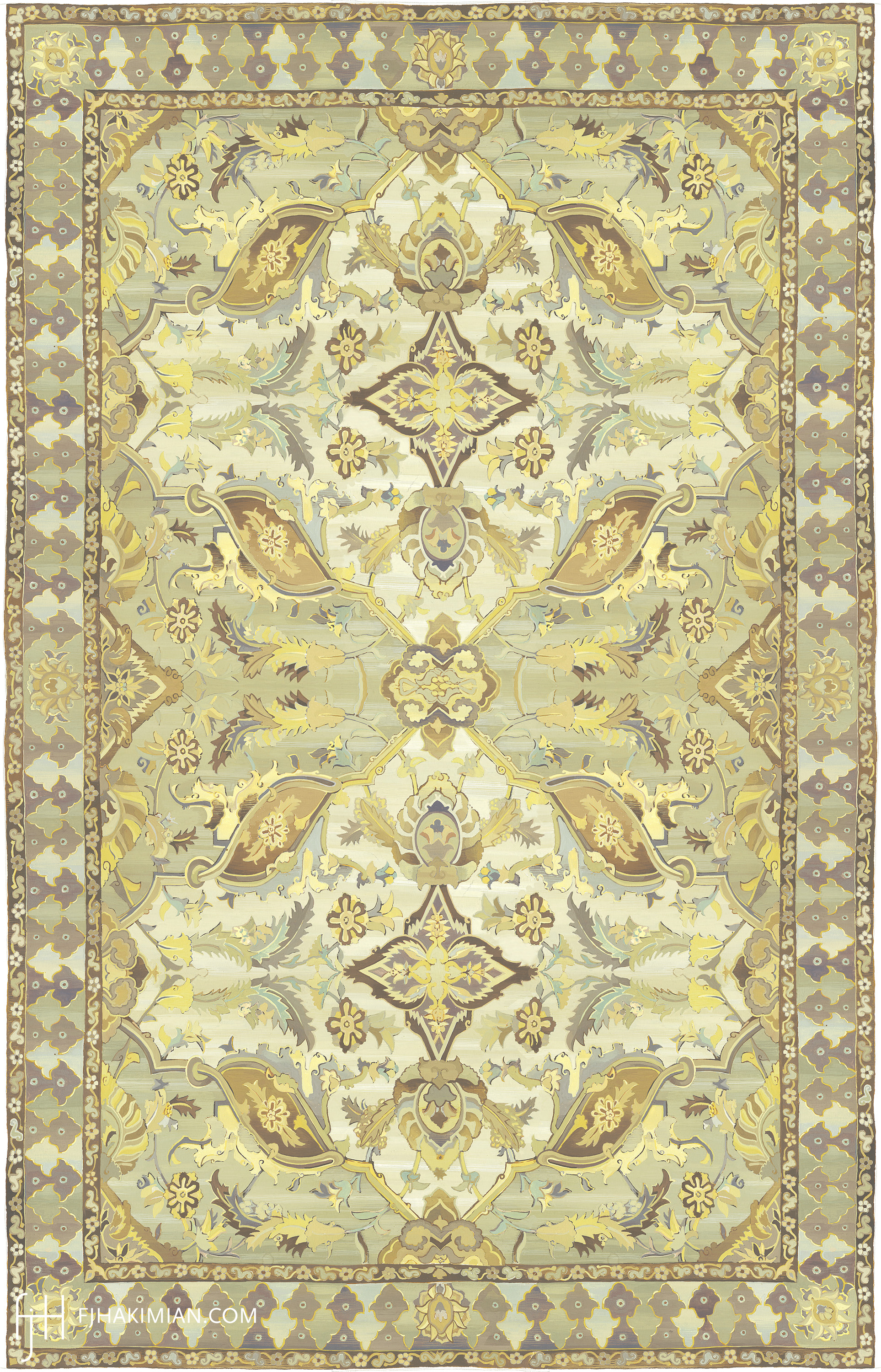 Ariel Design | Custom Traditional Carpet | FJ Hakimian | Carpet Gallery in NY