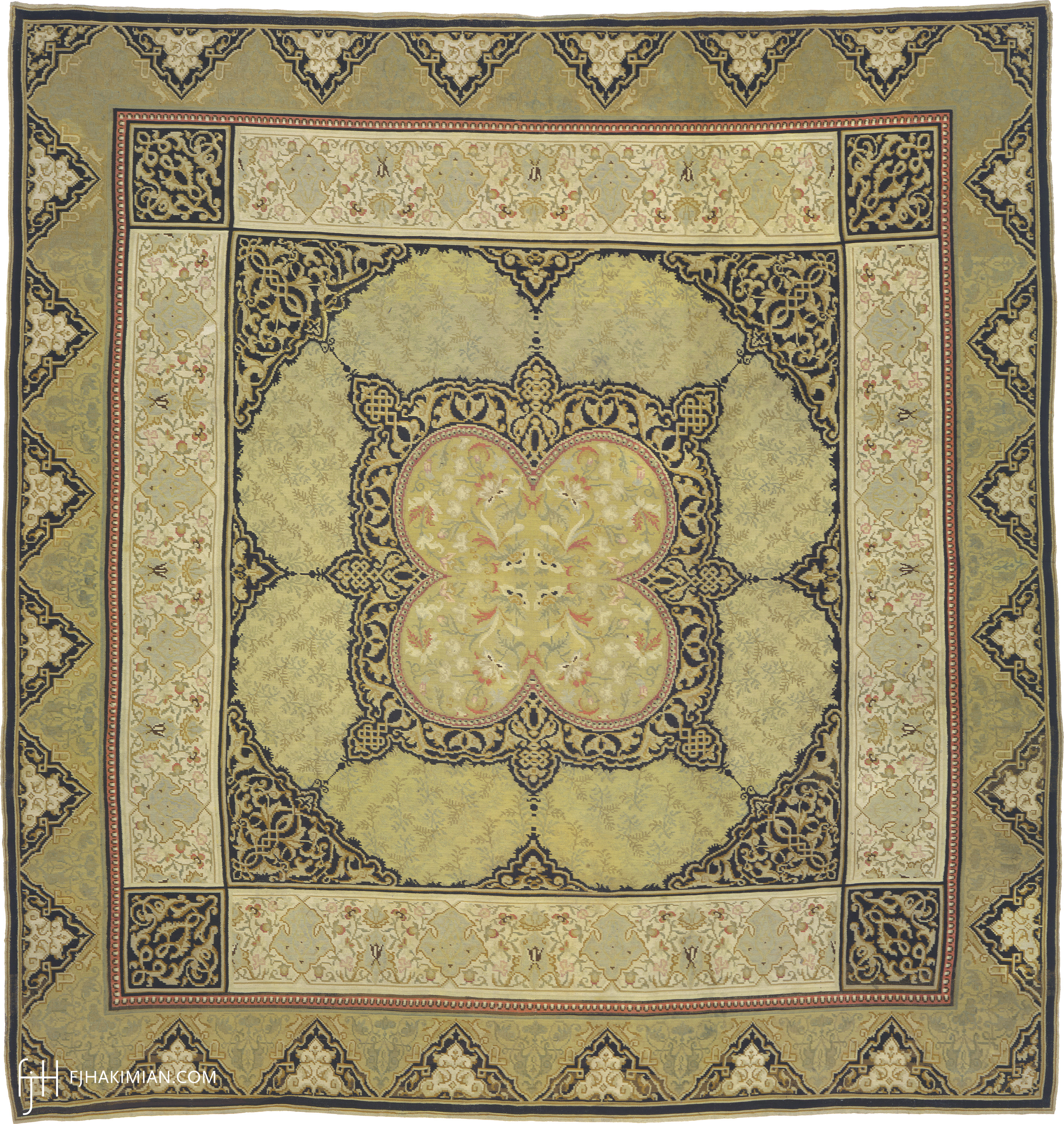 Balkan Design | Custom Traditional Flat Weave Carpet | FJ Hakimian | Carpet Gallery in NY