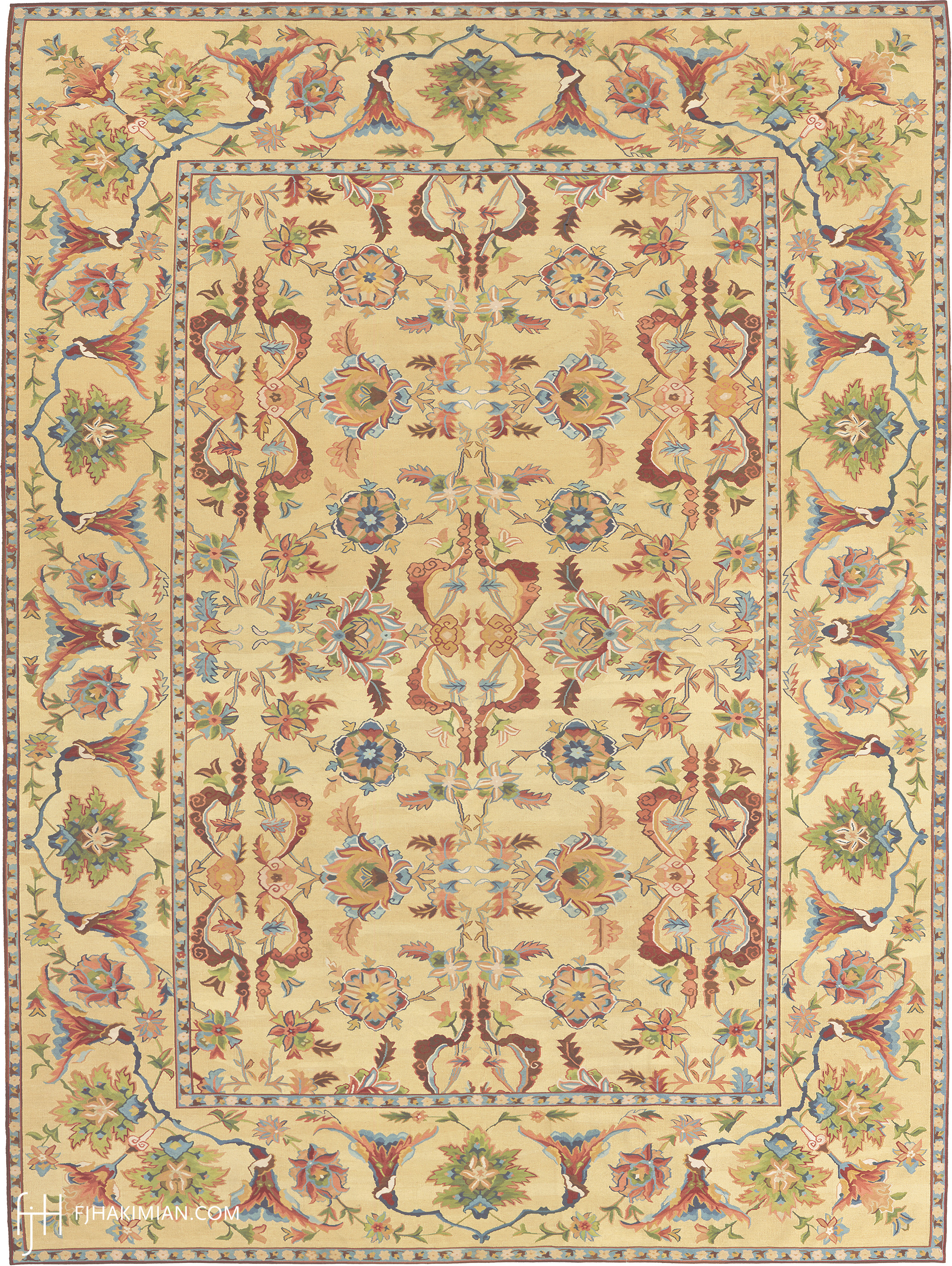 Lotus Design | Custom Traditional Carpet | FJ Hakimian | Carpet Gallery in NY
