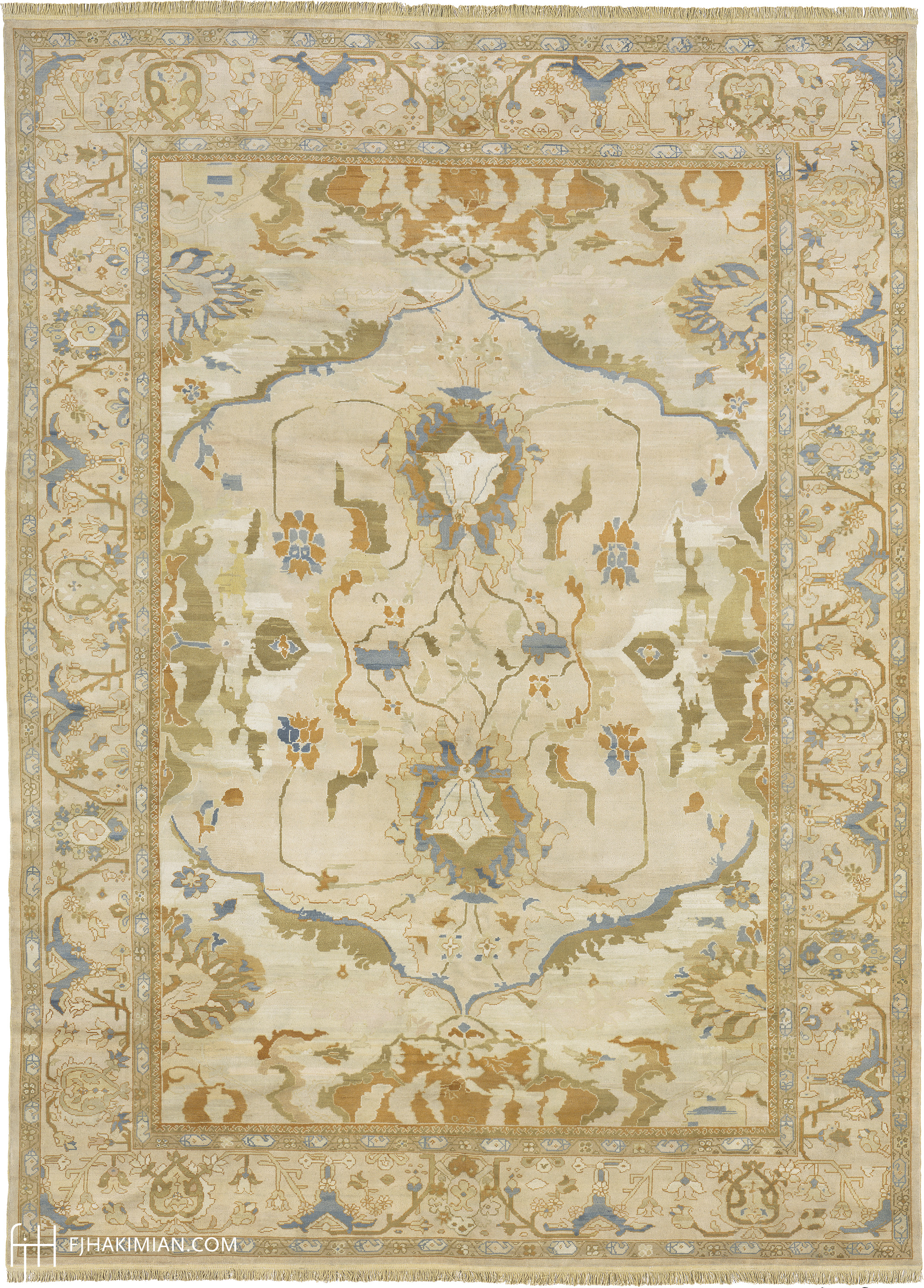 Peach Reflection Design | Custom Traditional Carpet | FJ Hakimian | Carpet Gallery in NY