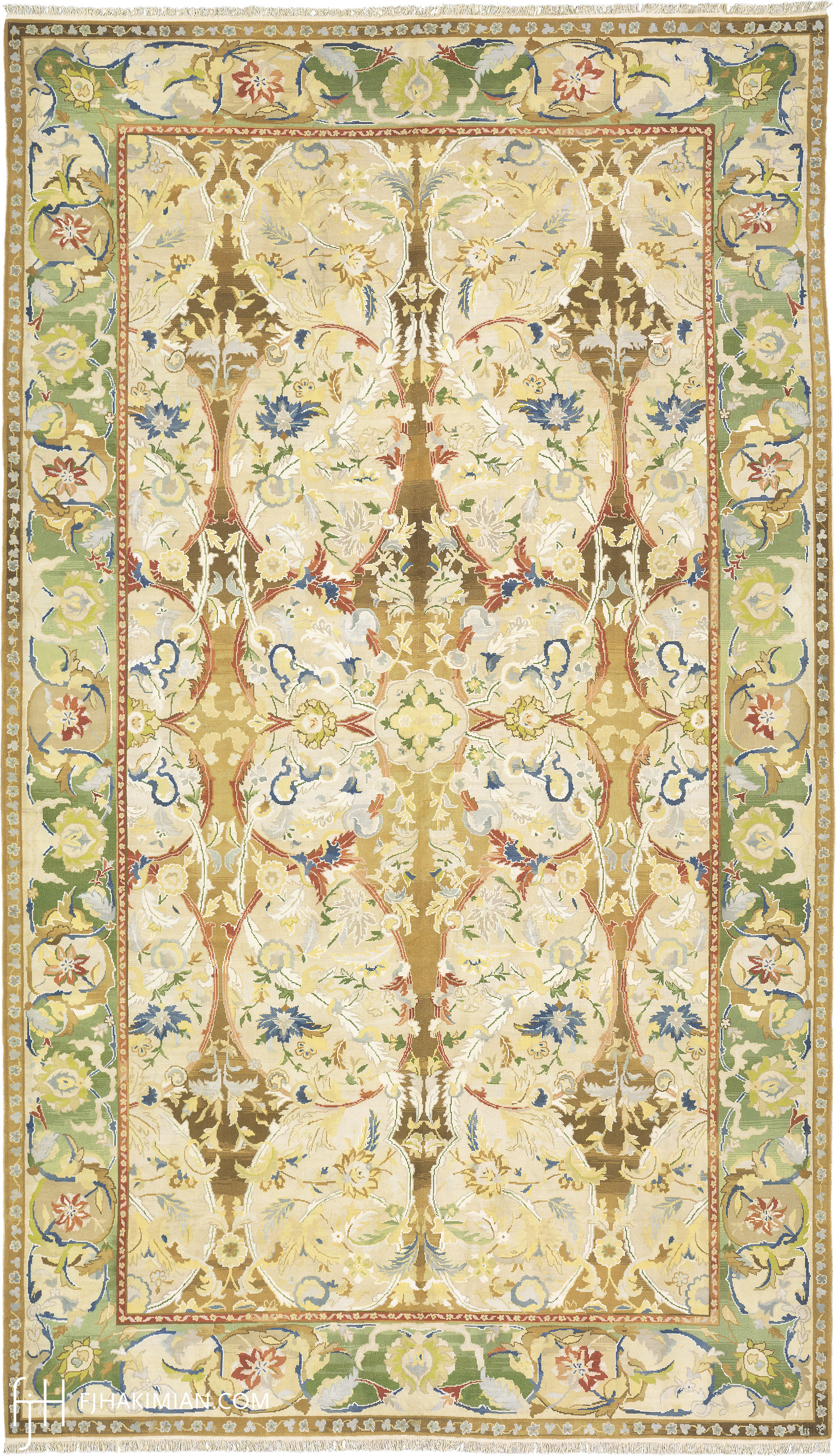 Red Vine II Design | Custom Traditional Carpet | FJ Hakimian | Carpet Gallery in NY