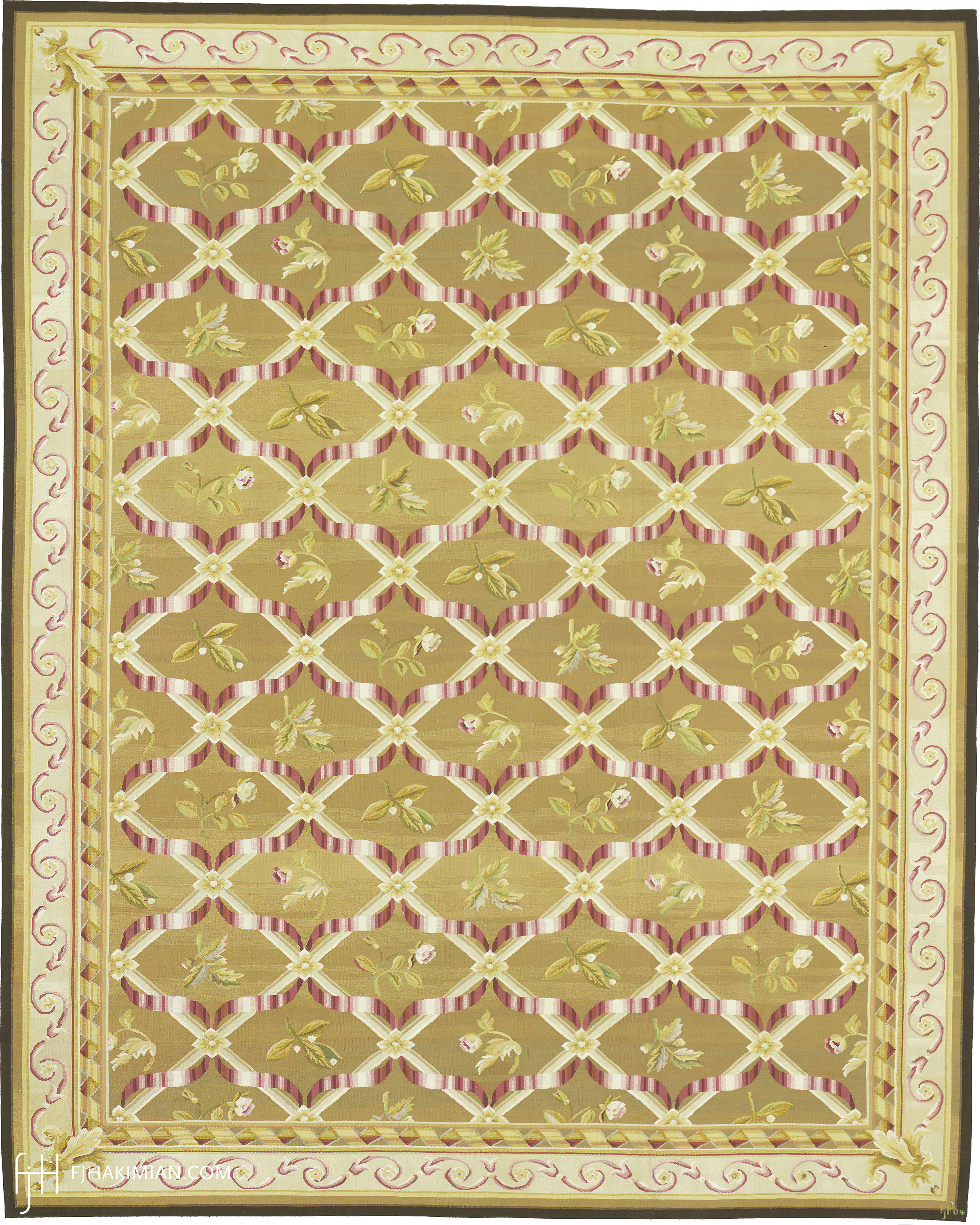 Rose Design | Custom Traditional Carpet | FJ Hakimian | Carpet Gallery in NY