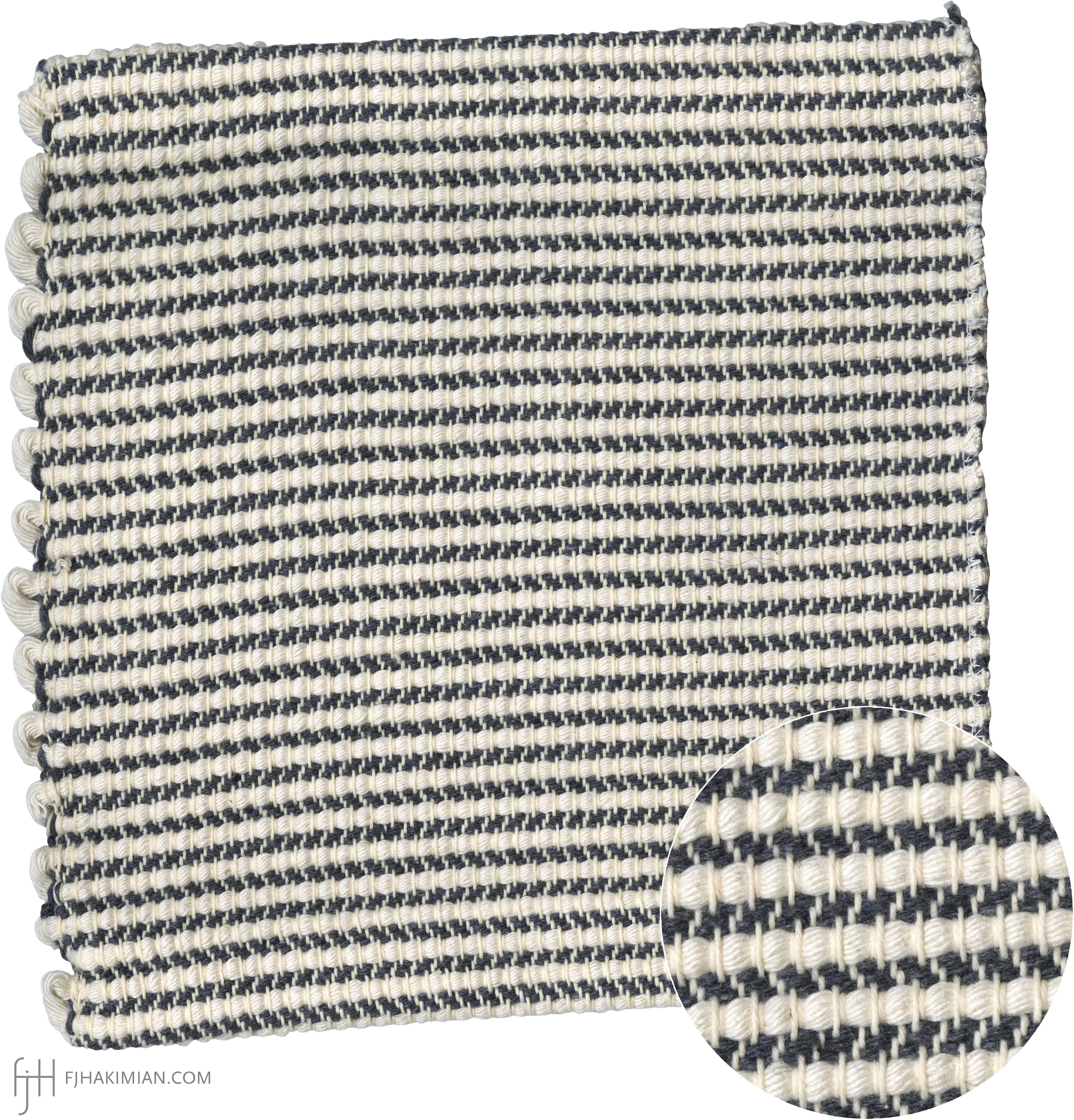 IF-Sardinian Cotton Gray Design | Custom Sardinian Carpet | FJ Hakimian | Carpet Gallery in NYC