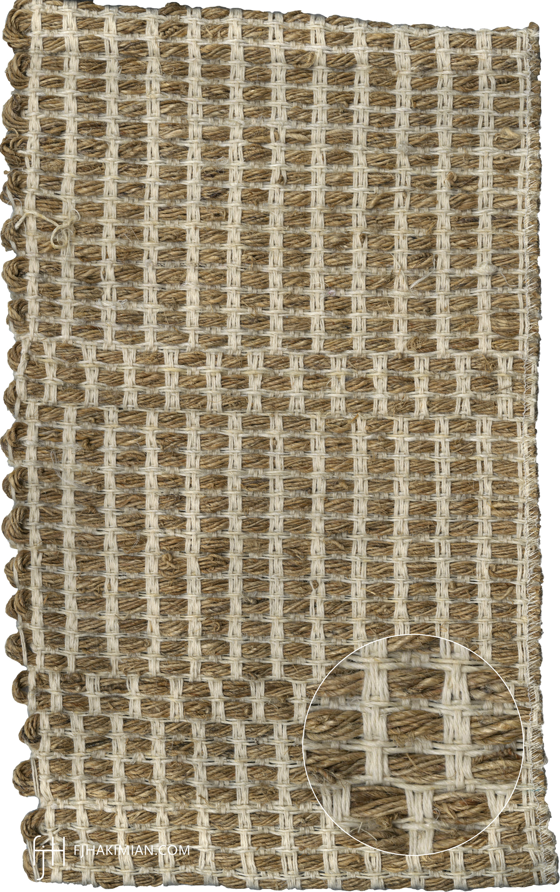 IF-Sardinian-Cotton-Bleached Hemp-Nettle-Mat Sample1- FJ Hakimian