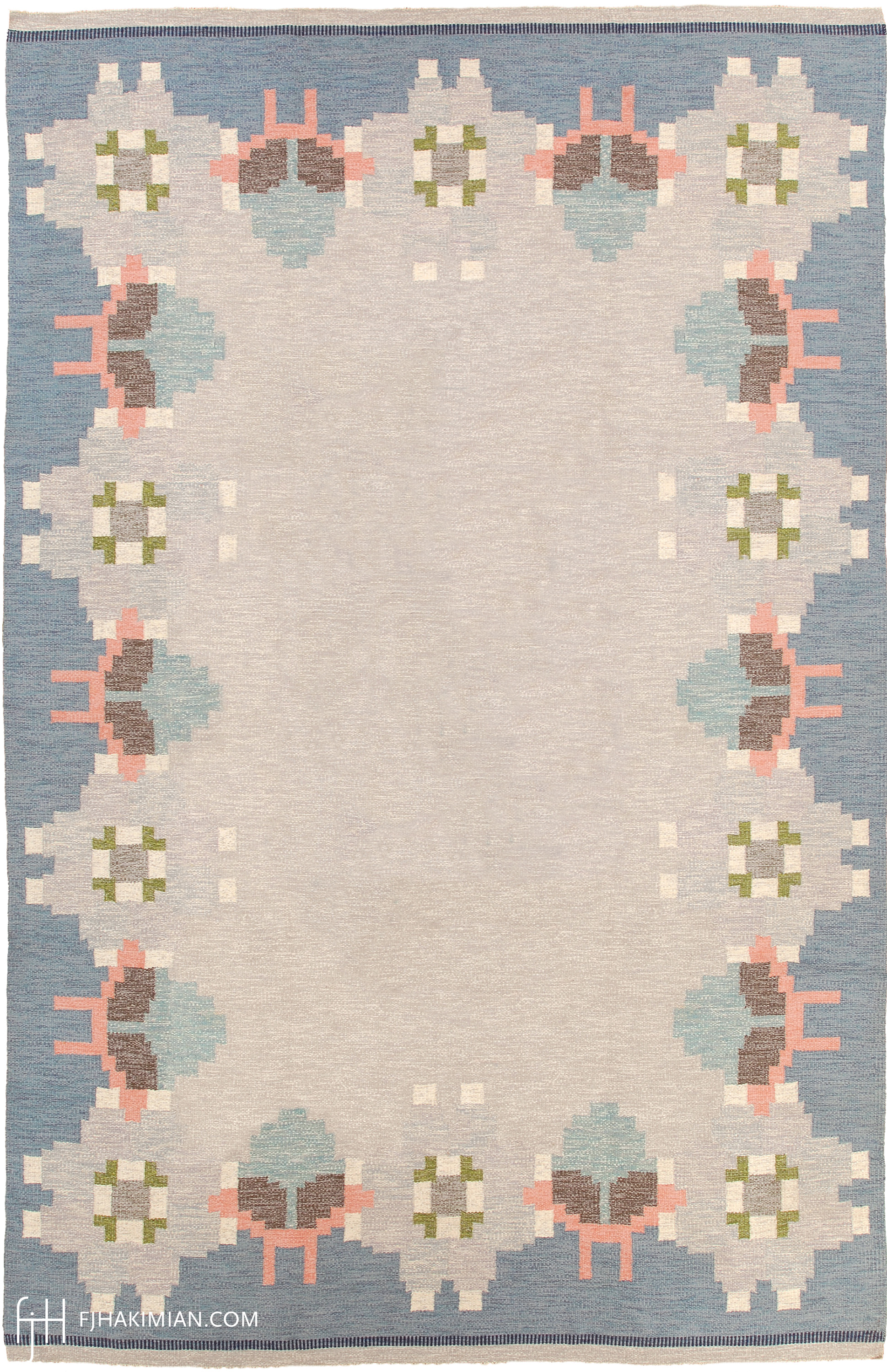 Silo Design | Custom Swedish Inspired Flat Weave Rug | FJ Hakimian | Carpet Gallery in NY