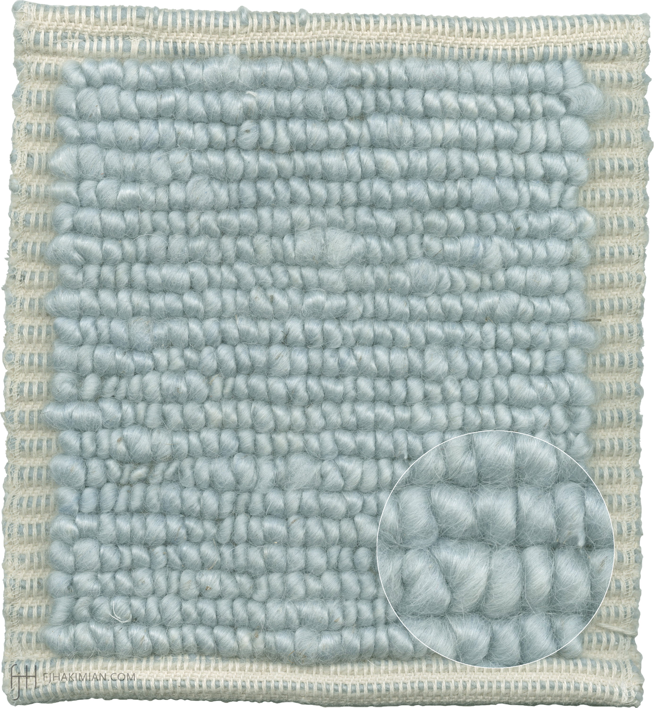 TC-Mohair Sardinian | Light Blue Design | Custom Mohair Carpet | FJ Hakimian | Carpet Gallery in NYC