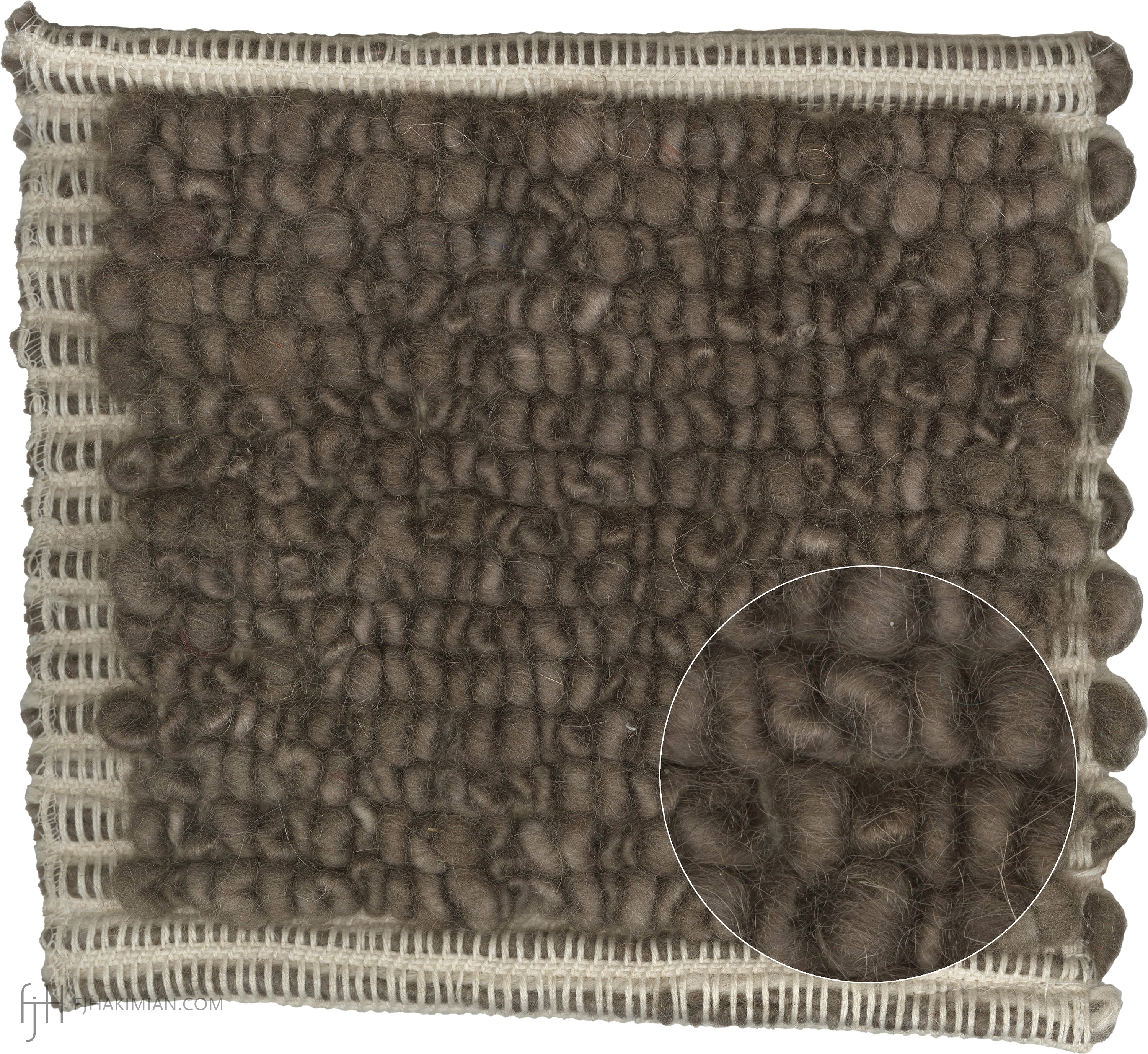 TC Mohair Sardinian Taupe Design | Custom Mohair Carpet | FJ Hakimian | Carpet Gallery in NYC