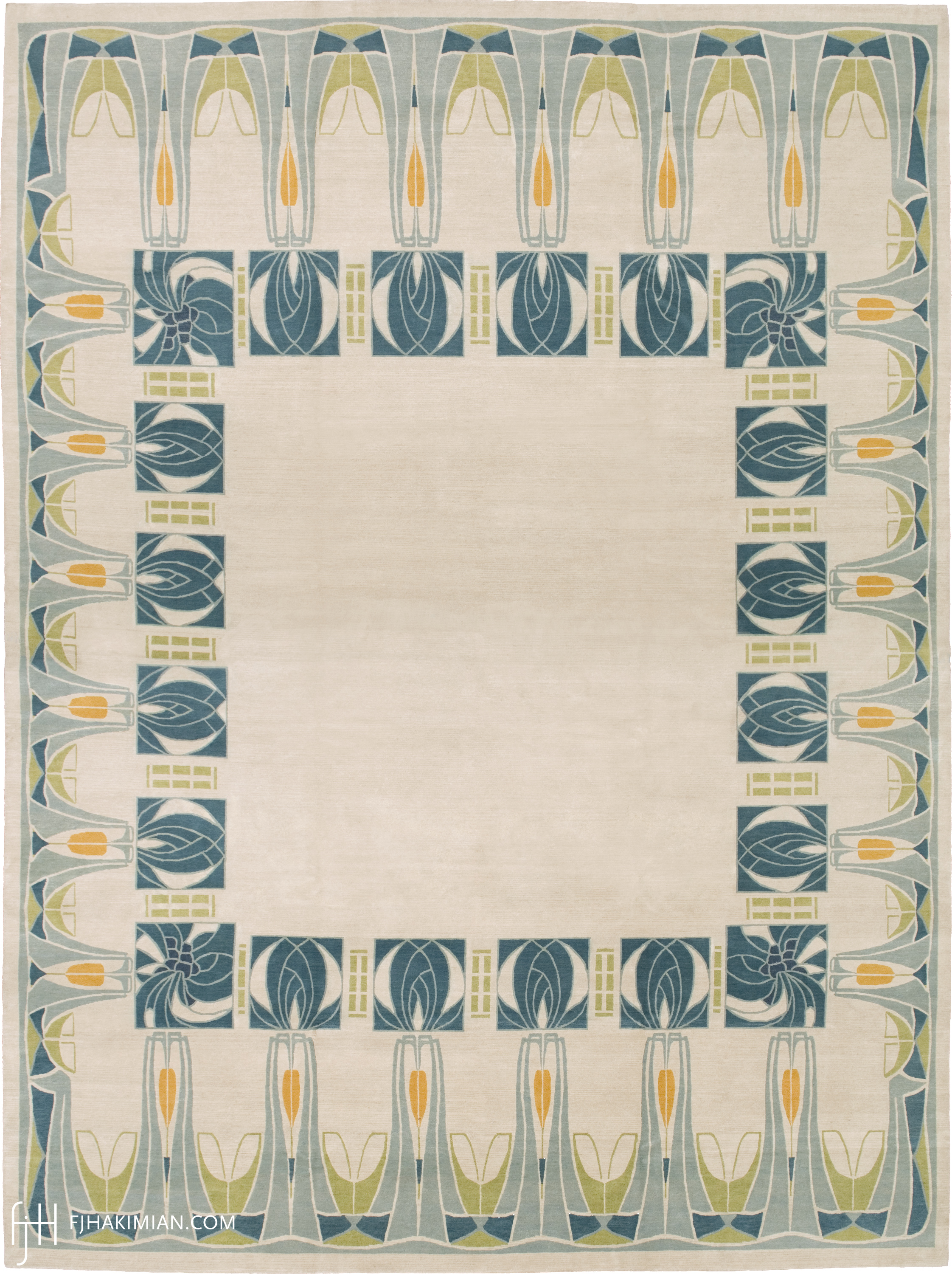 Tulips Design | Custom Modern Carpets | FJ Hakimian | Carpet Gallery in NY