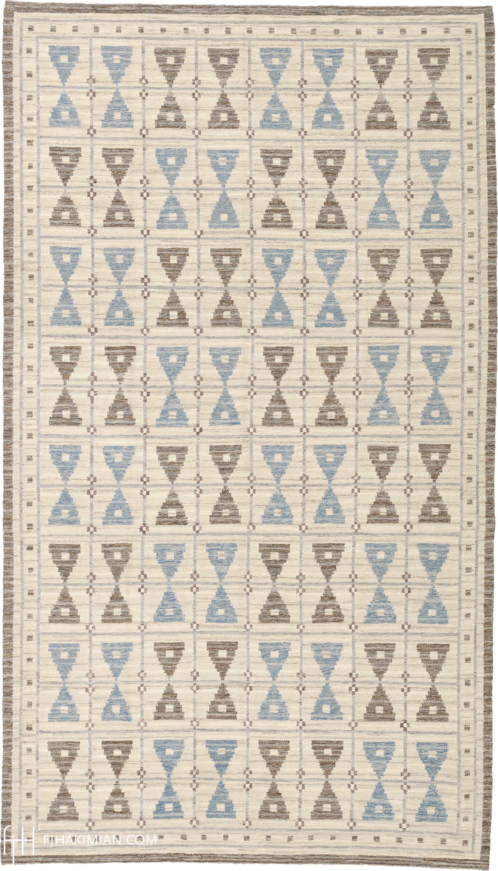 Hourglass Design | Custom Swedish Carpet | FJ Hakimian | Carpet Gallery in NY
