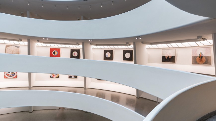  Hilma af Klint. an installation view at the Guggenheim | FJ Hakimian